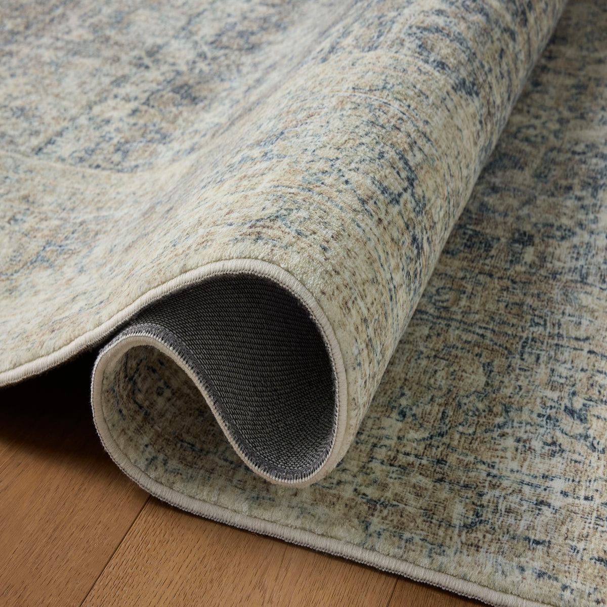 Amber Lewis x Loloi Morgan Rug in Blue/Natural-4