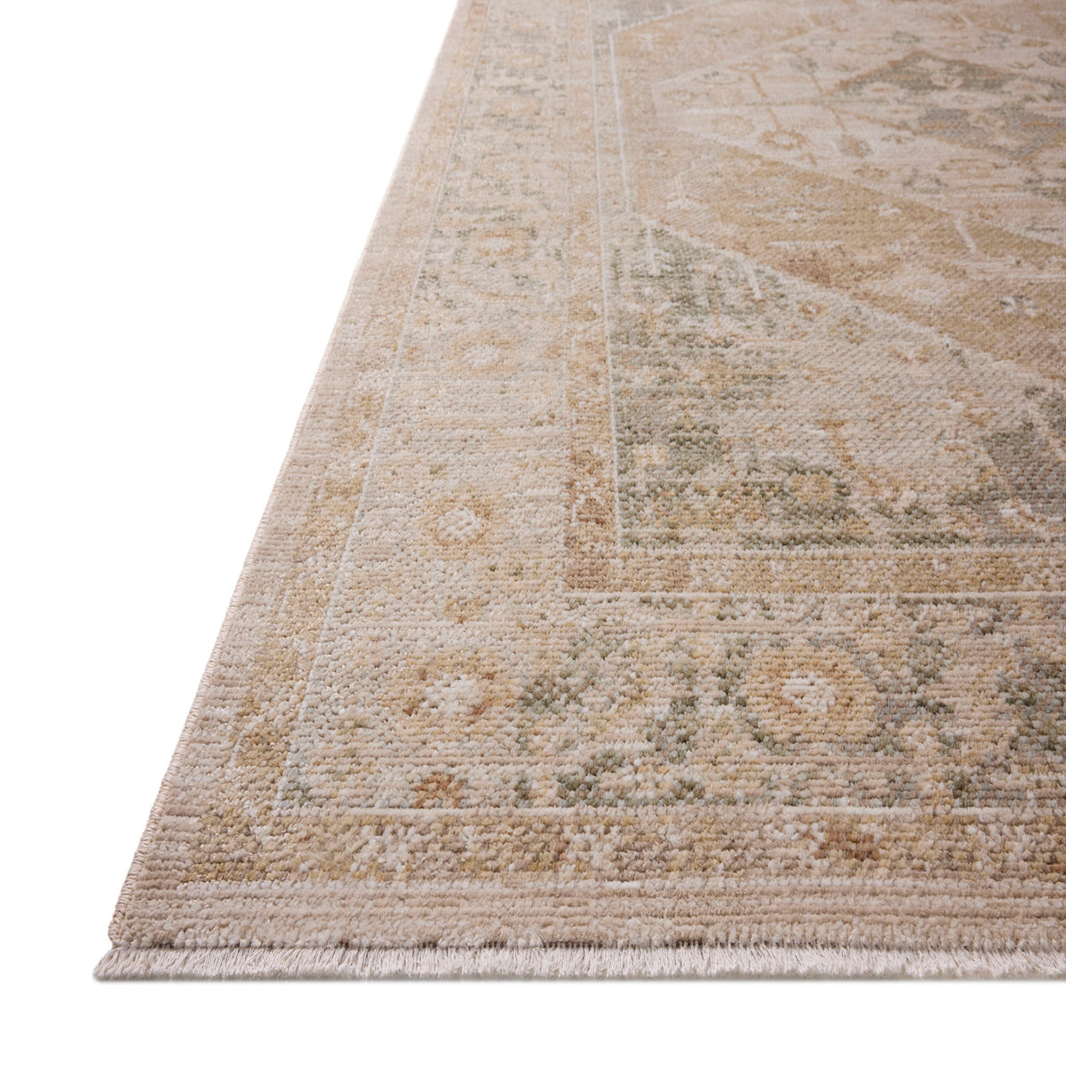 Amber Lewis x Loloi Nella Rug in Lagoon/Sand-3