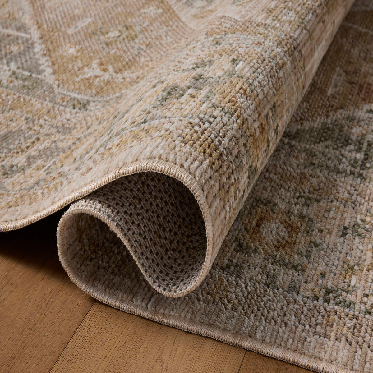 Amber Lewis x Loloi Nella Rug in Lagoon/Sand-4