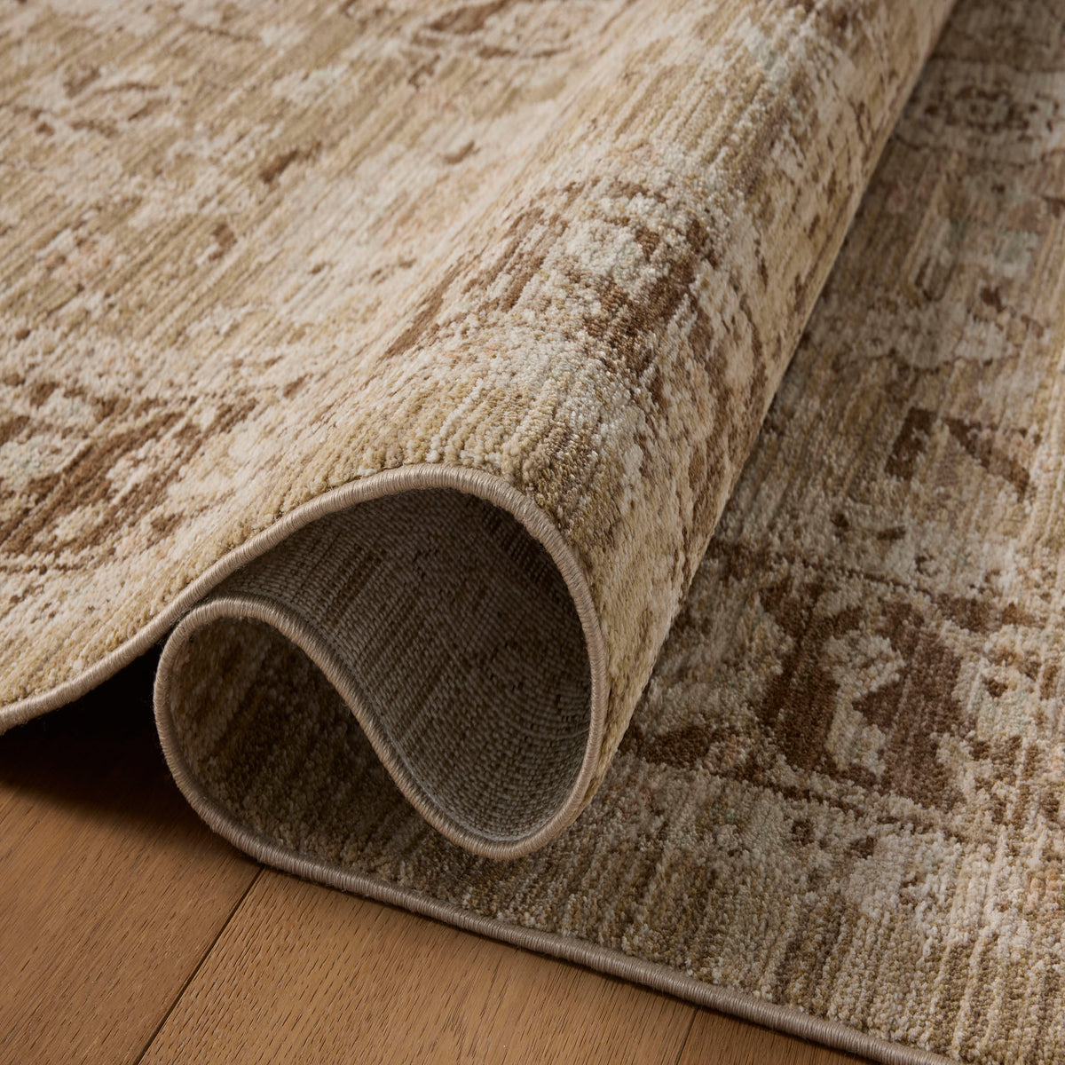 Amber Lewis x Loloi Rutherford Rug in Bark/Khaki-3