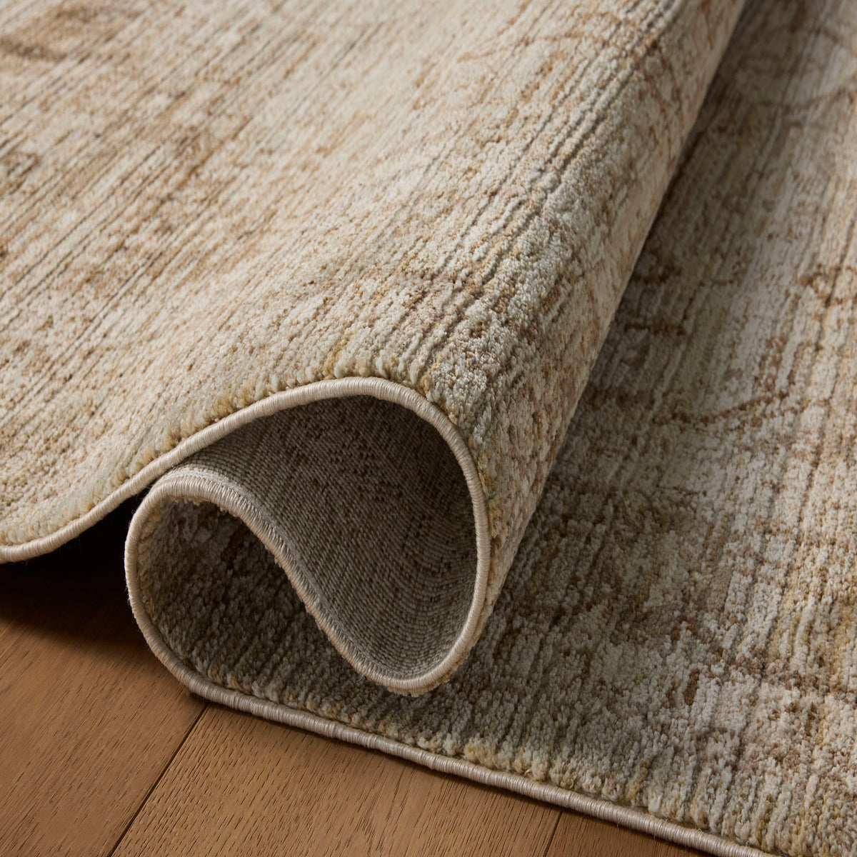 Amber Lewis x Loloi Rutherford Rug in Sage/Pebble-2