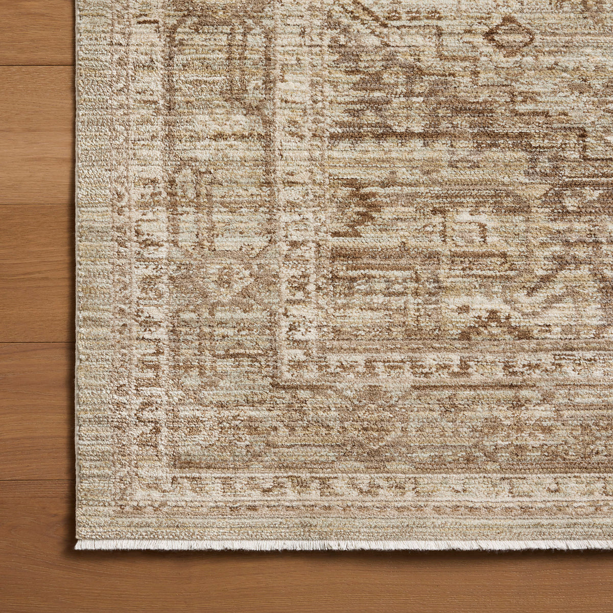 Amber Lewis x Loloi Rutherford Rug in Sage/Pebble-3