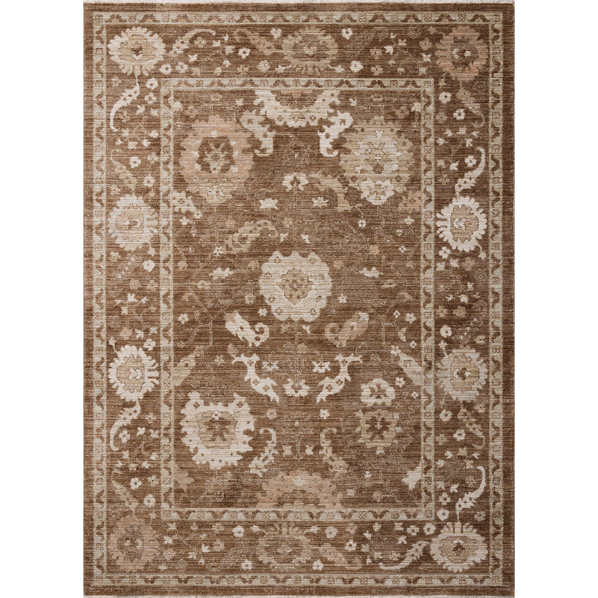 Amber Lewis x Loloi Rutherford Rug in Bark/Natural-1