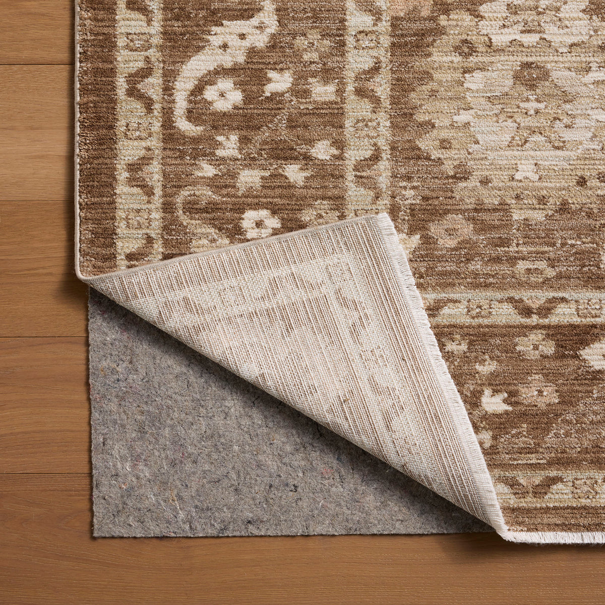 Amber Lewis x Loloi Rutherford Rug in Bark/Natural-5