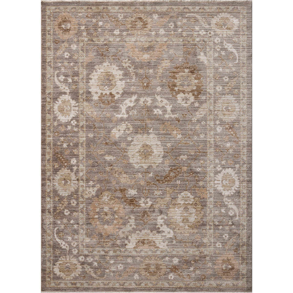 Amber Lewis x Loloi Rutherford Rug in Stone/Pebble-1