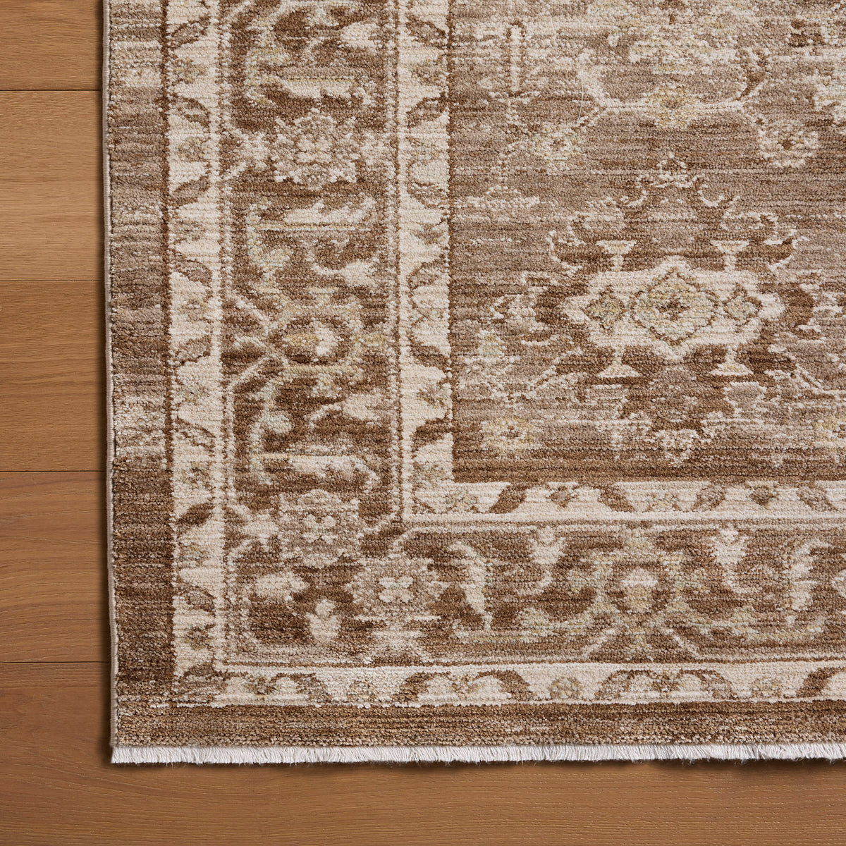Amber Lewis x Loloi Rutherford Rug in Brown/Beige-4