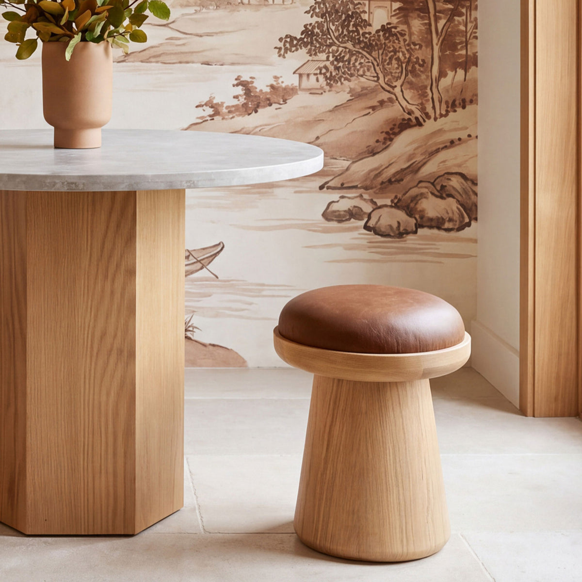 Marlow Swivel Accent Stool-16
