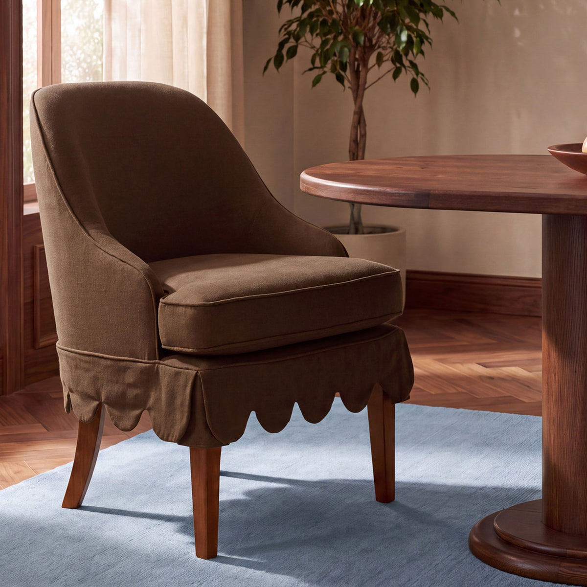 Lydia Slipcover Dining Chair-20