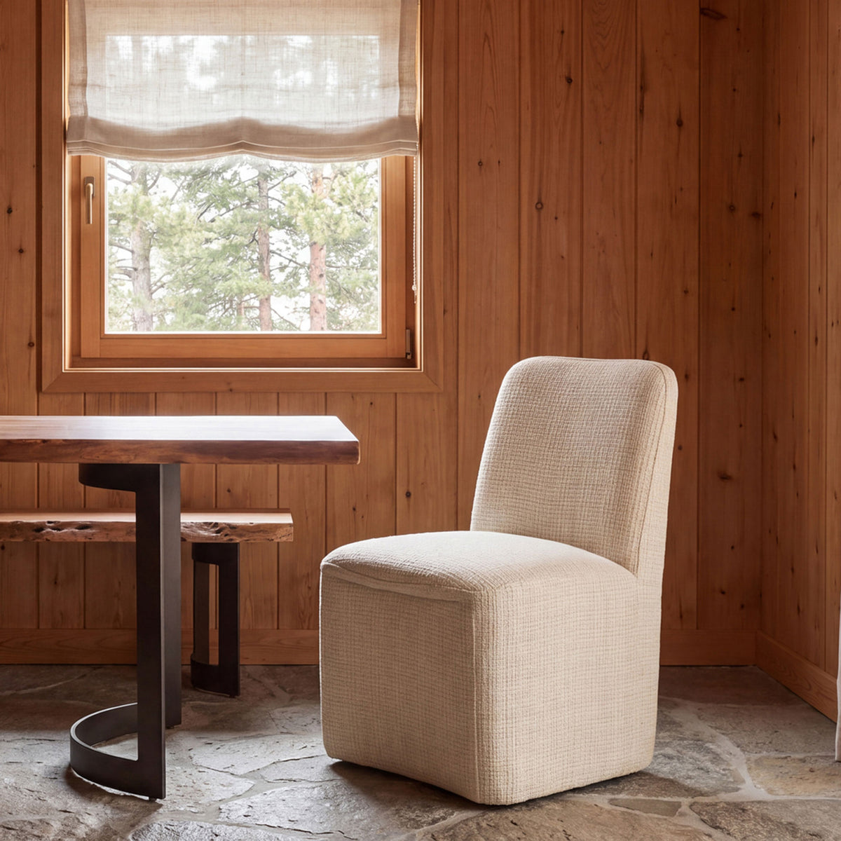 Bennett Rolling Dining Chair - Set of Two-12