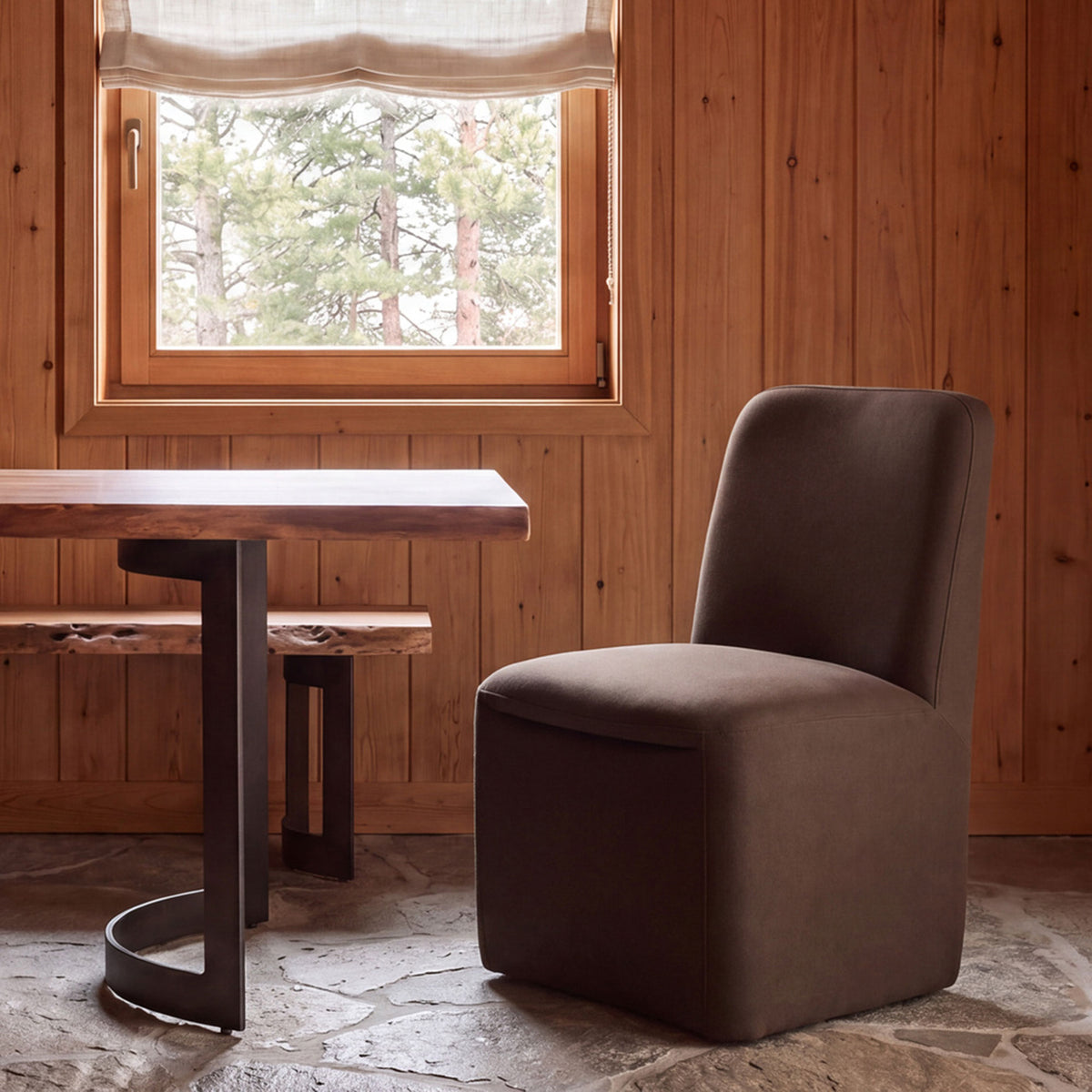 Bennett Rolling Dining Chair - Set of Two-23