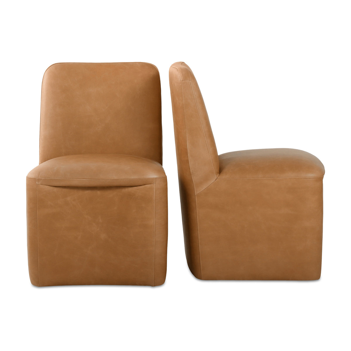 Bennett Rolling Dining Chair - Set of Two-3