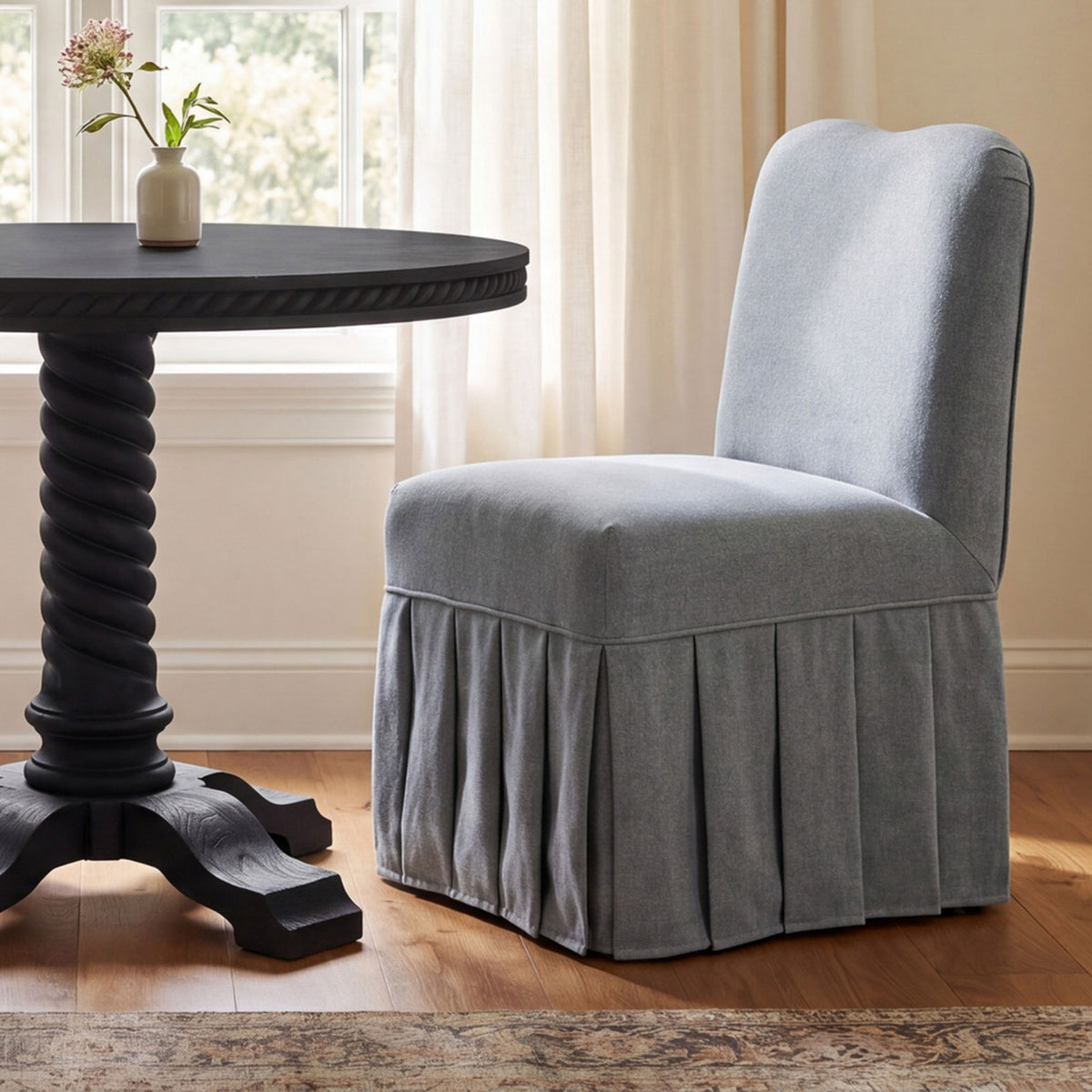 Livia Slipcover Dining Chair - Set of Two-11