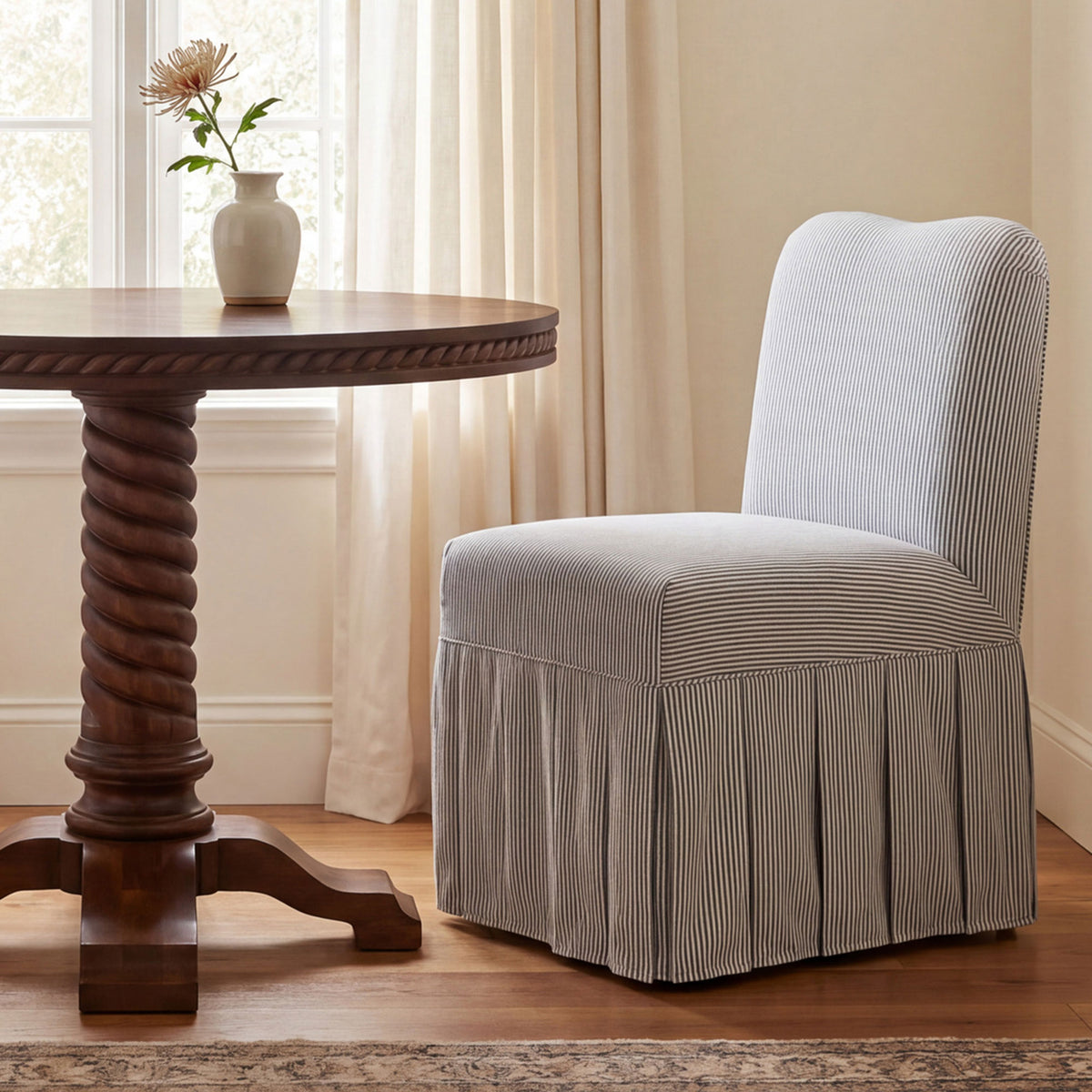 Livia Slipcover Dining Chair - Set of Two-2