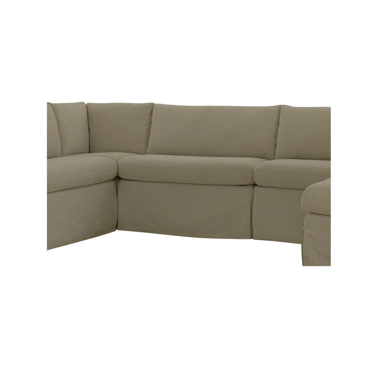 Fiona Slipcover Dining Banquette U-Shape 121 Inch-14