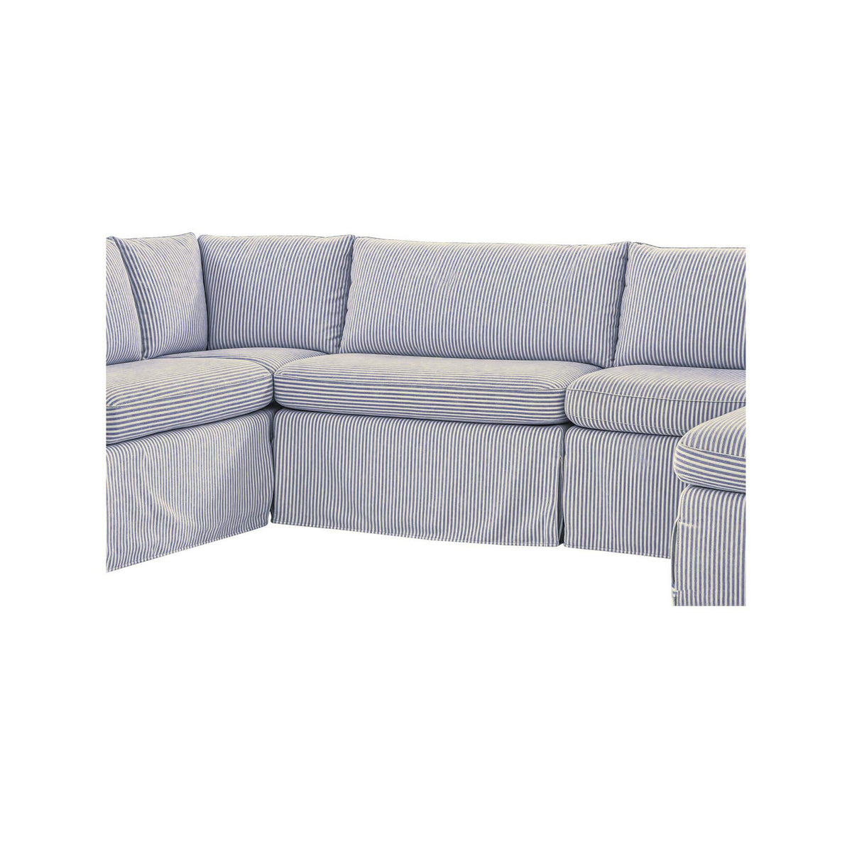 Fiona Slipcover Dining Banquette U-Shape 121 Inch-5