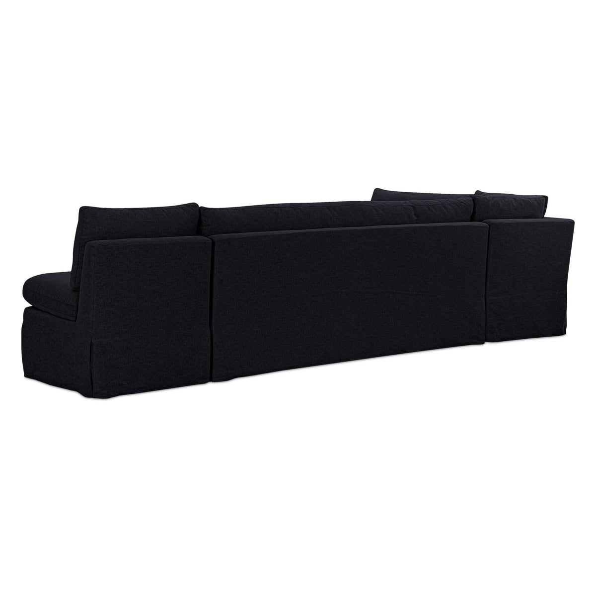 Fiona Slipcover Dining Banquette L-Shape 125.5 Inch-14