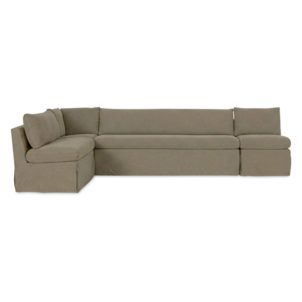 Fiona Slipcover Dining Banquette L-Shape 125.5 Inch-6
