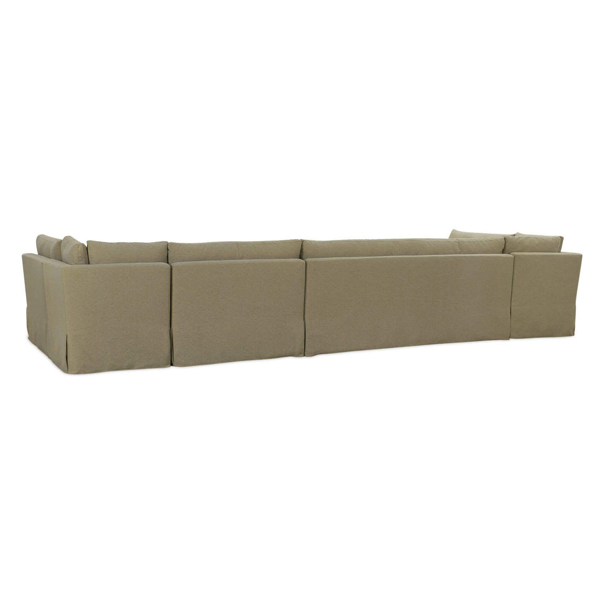 Fiona Slipcover Dining Banquette U-Shape 168 Inch-4