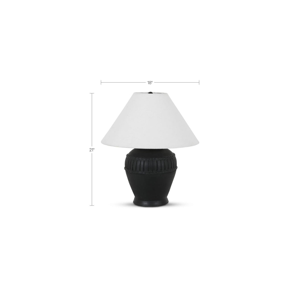 Sage Table Lamp in Black-6