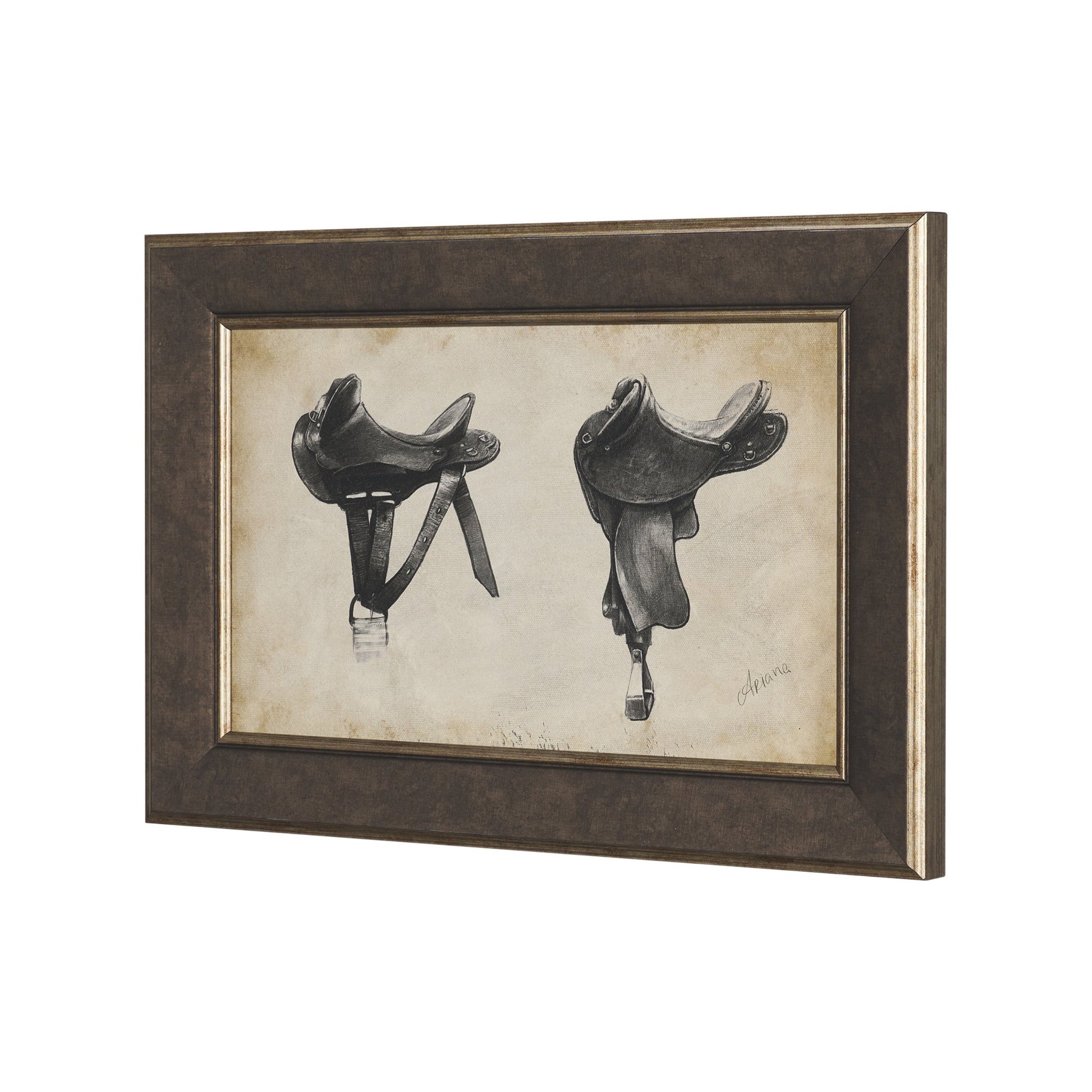 Equestrian Collection Textured Framed-5