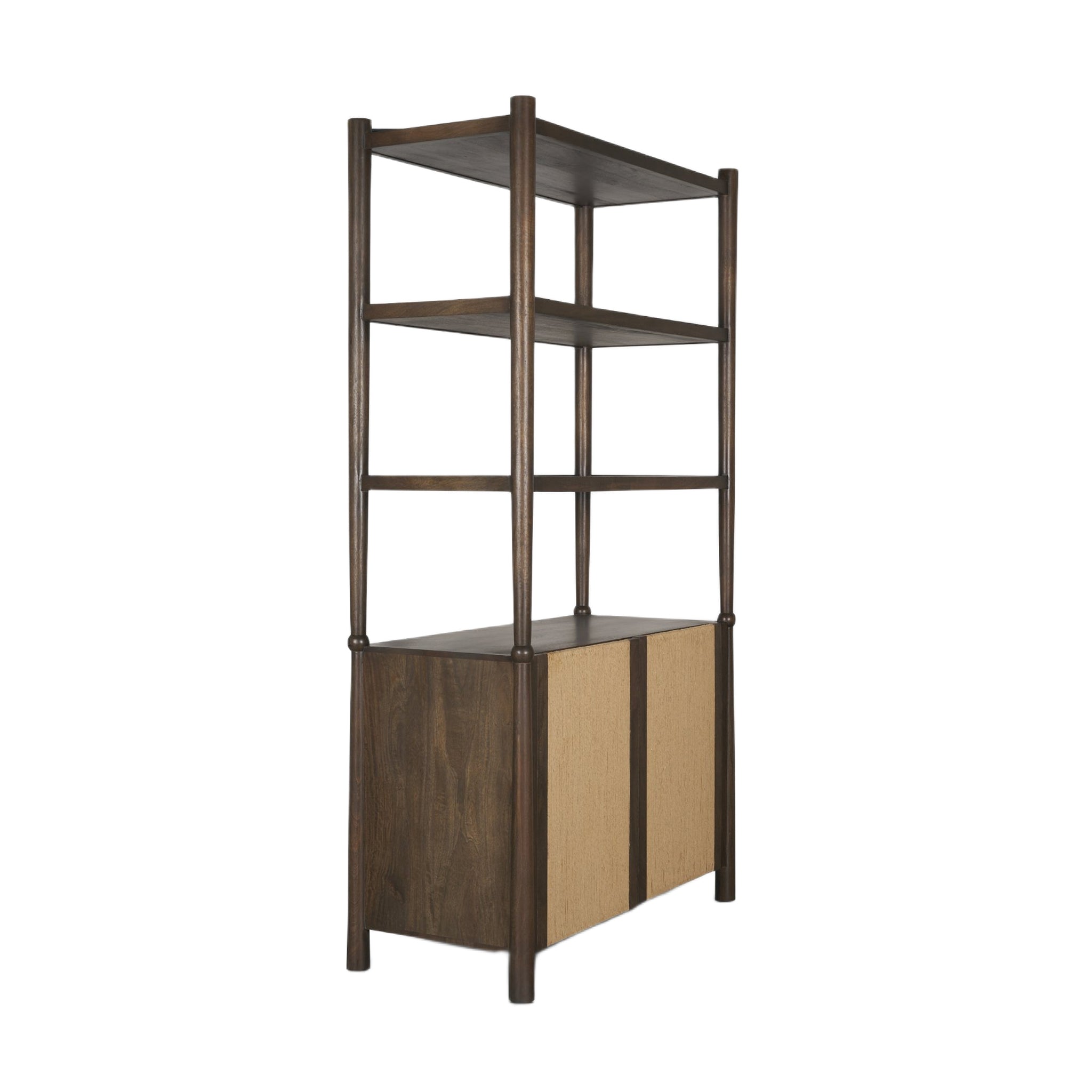 Bondi 2 Door Open Shelving Unit-4