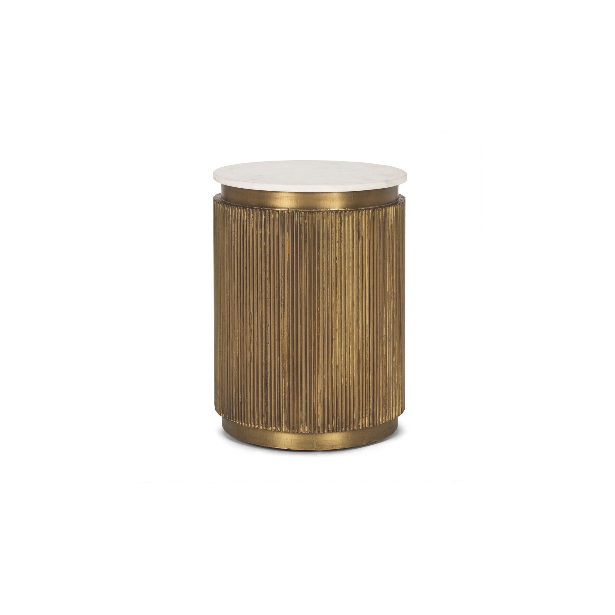 Satima Round Fluted Accent Table-1