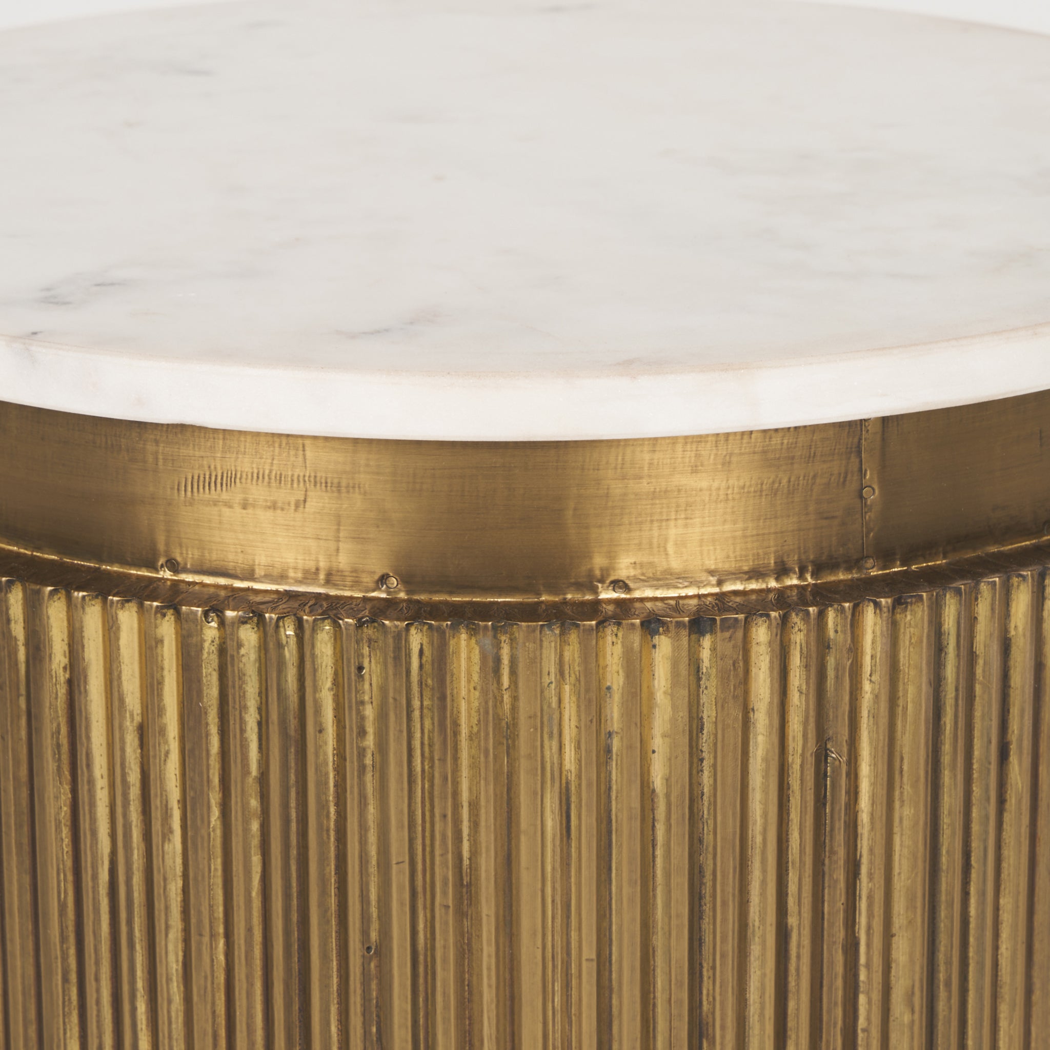 Satima Round Fluted Accent Table-6