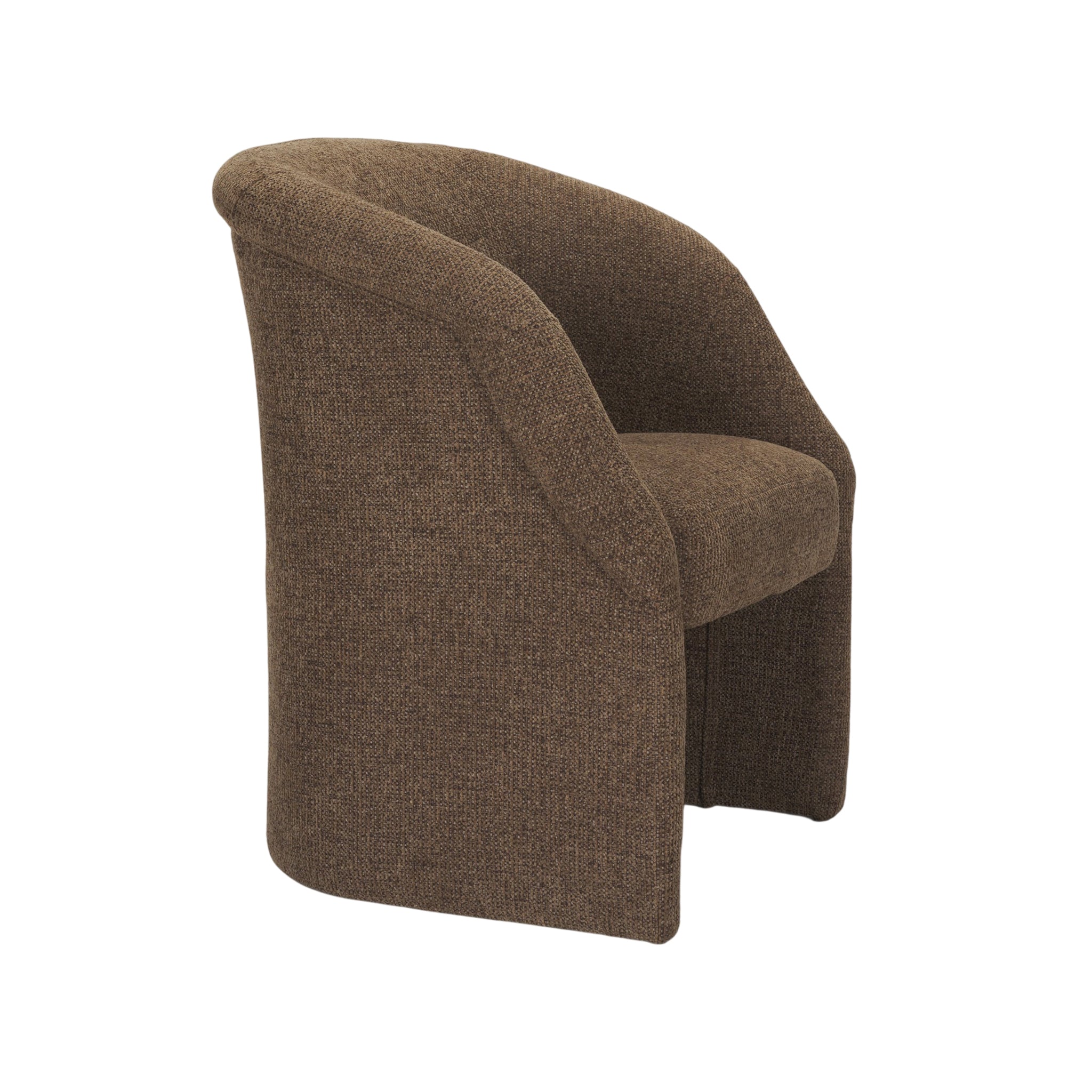Curtis Half-Moon Base Dining Armchair-16