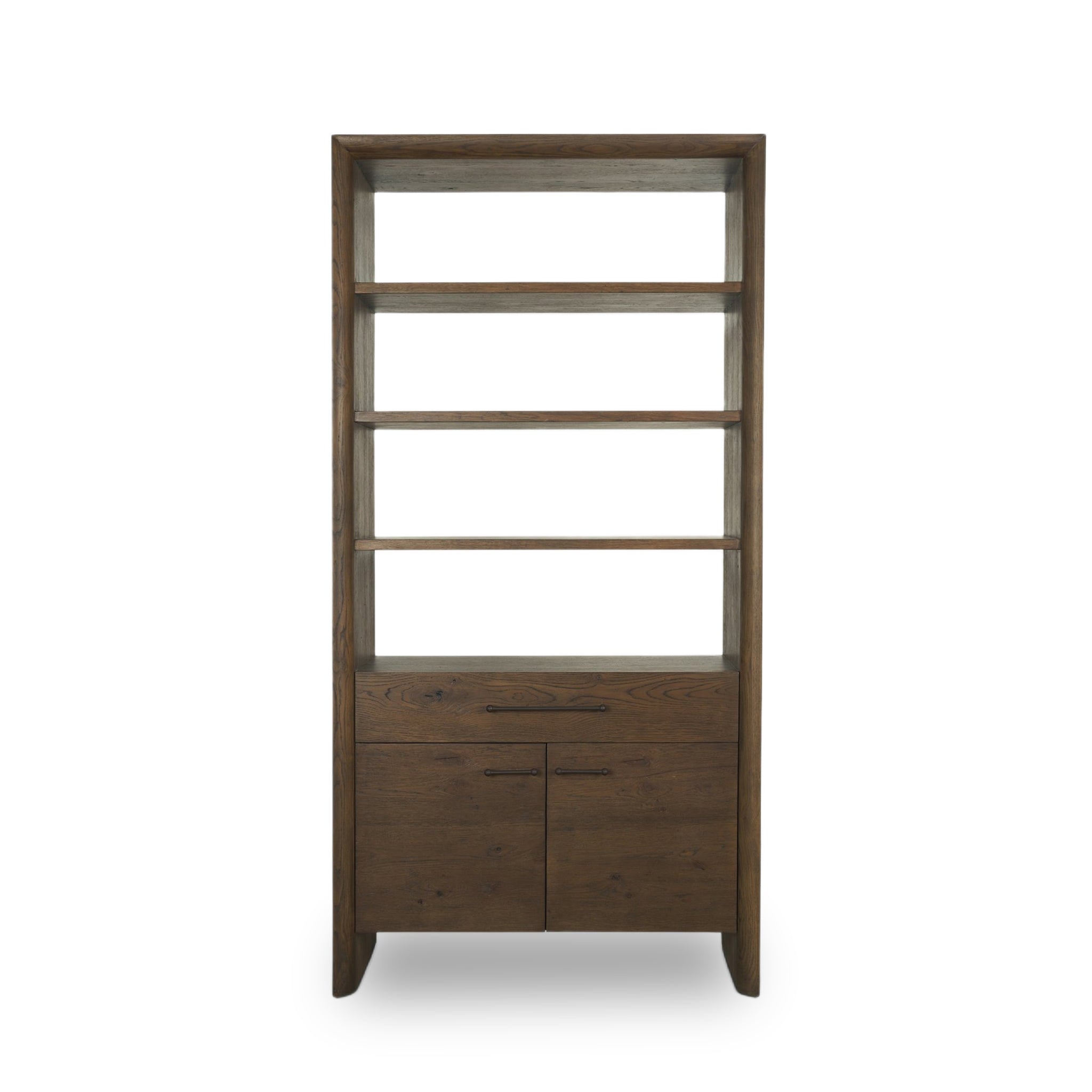 Belford 2-Door Open Shelving Unit-1