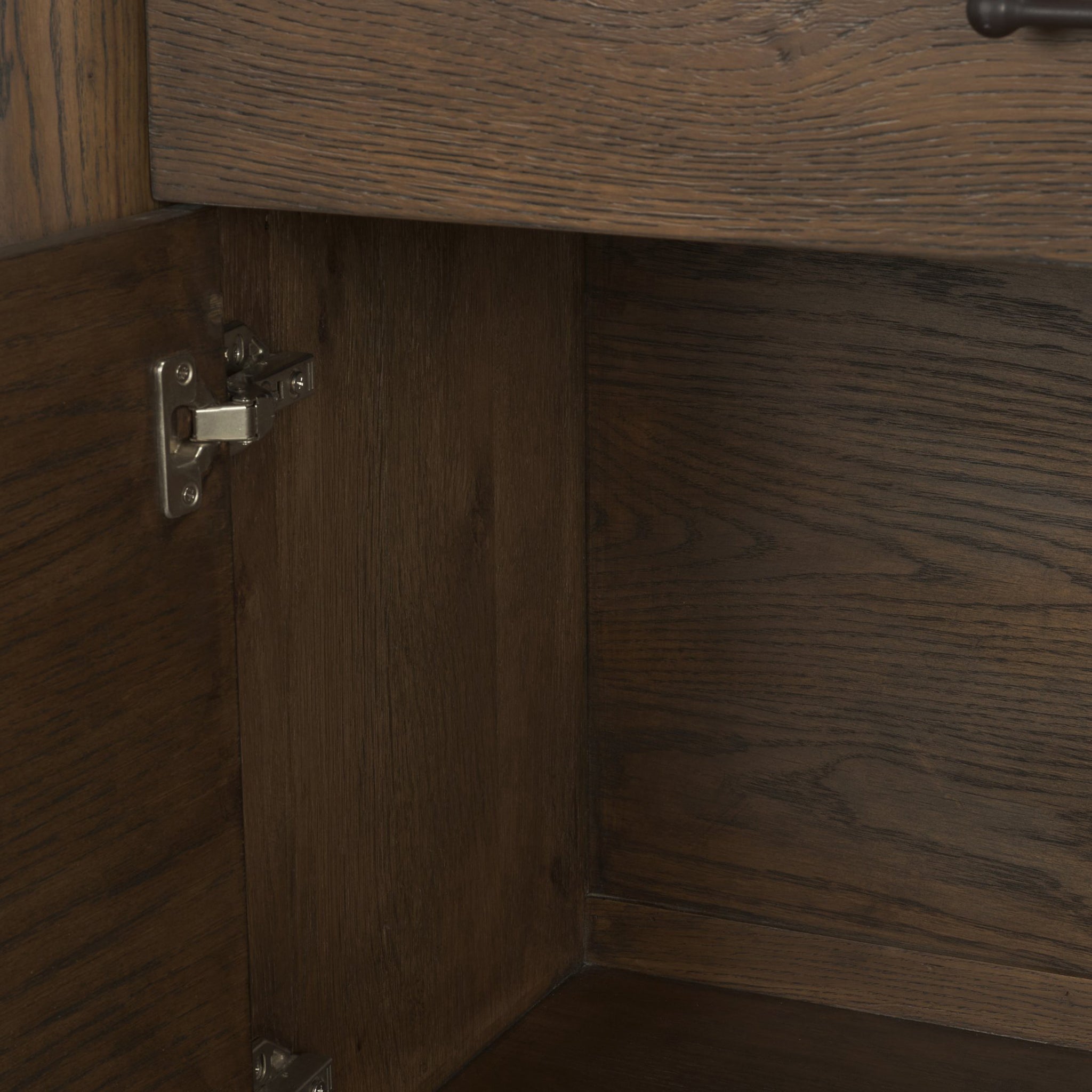 Belford 2-Door Open Shelving Unit-12