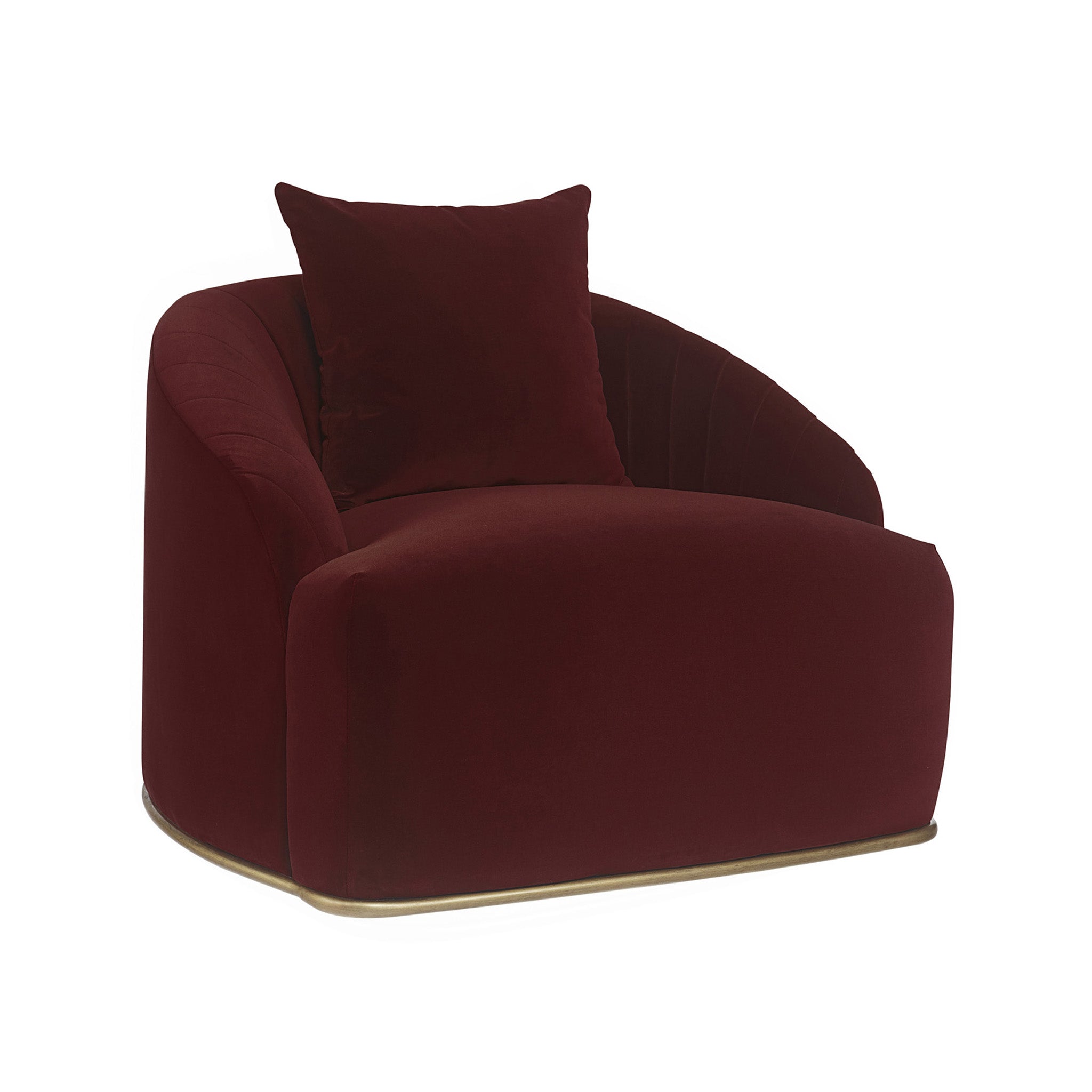 Astrid Armchair in Merlot-3
