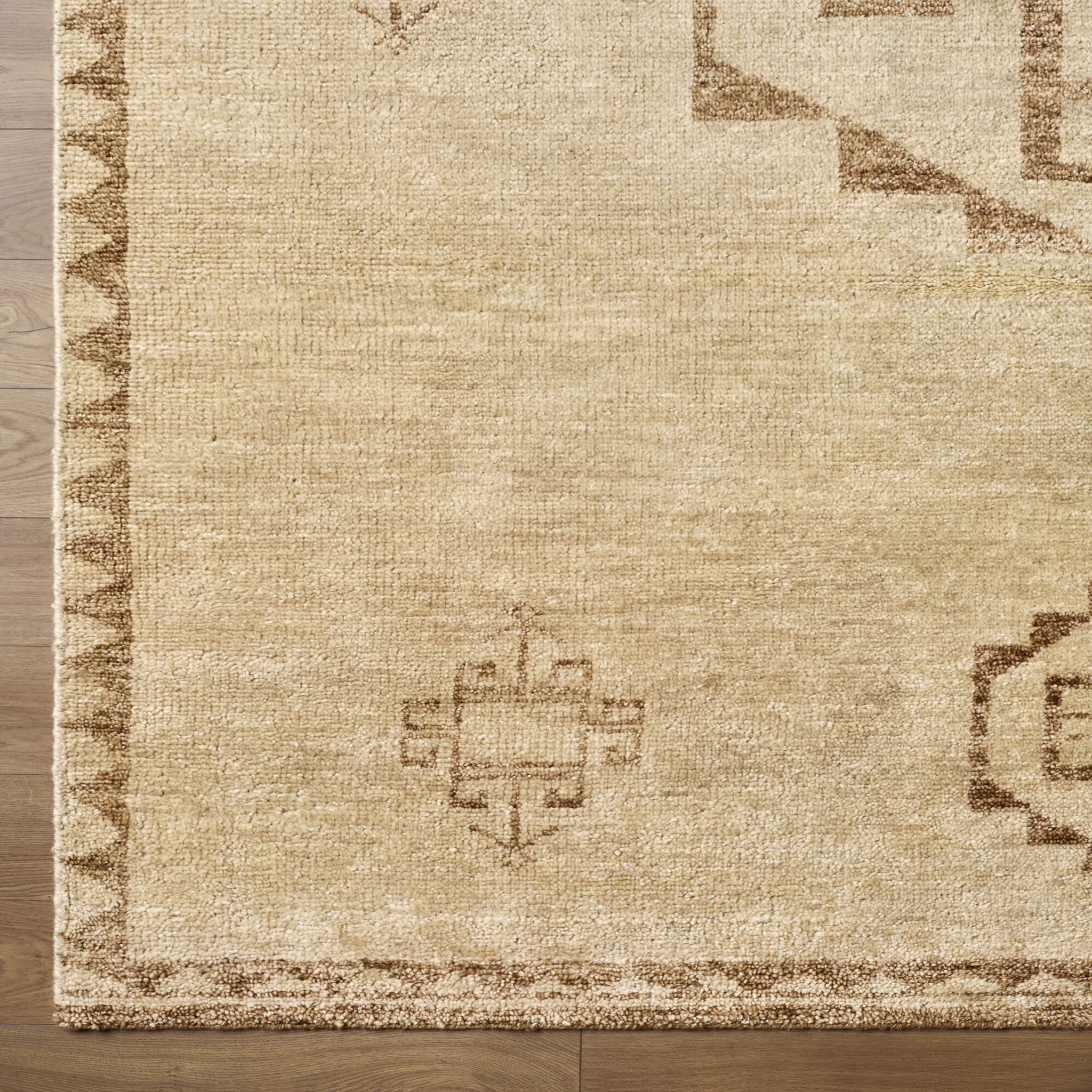 Alara Wool Rug in Beige-5