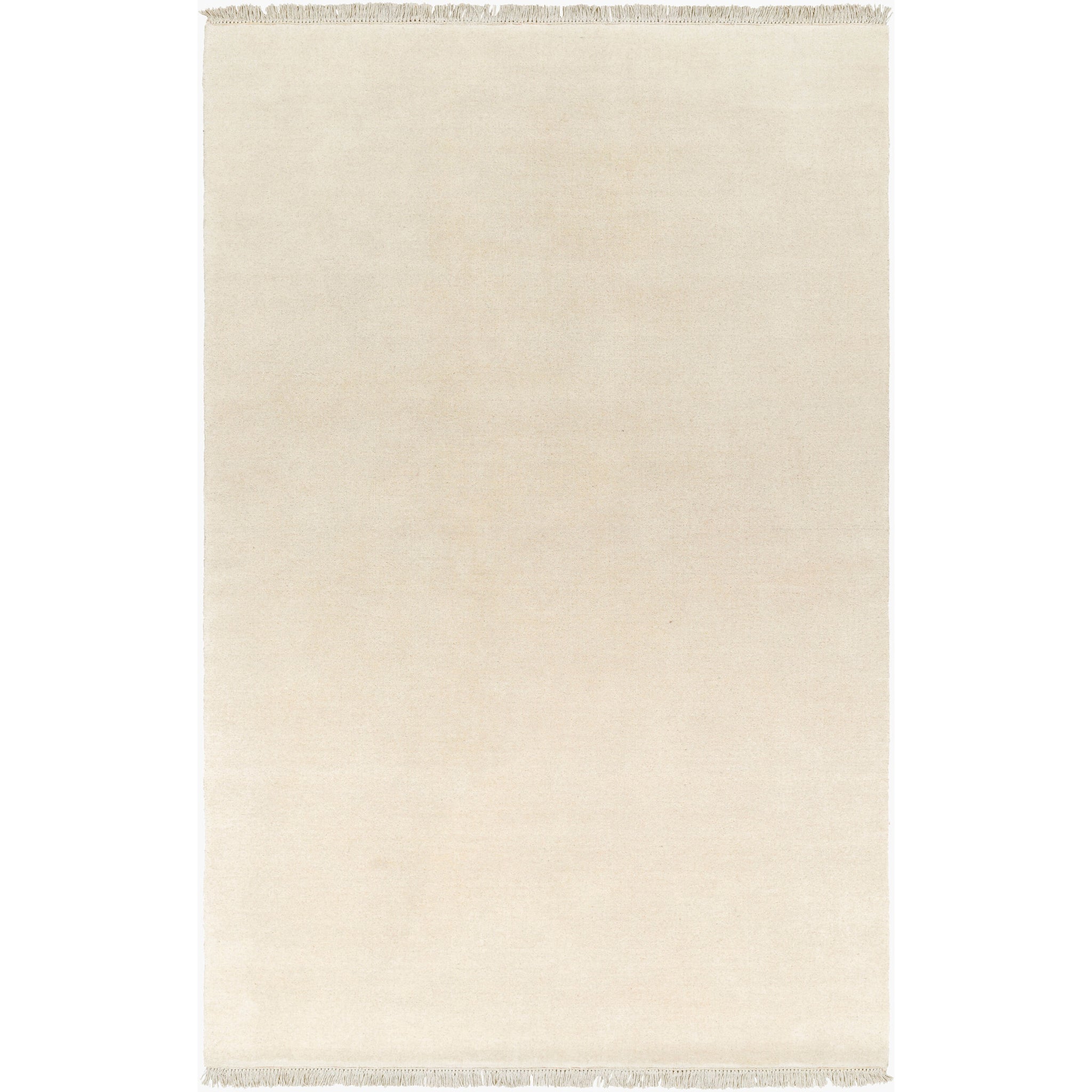 Evergreen Wool Rug in Cream