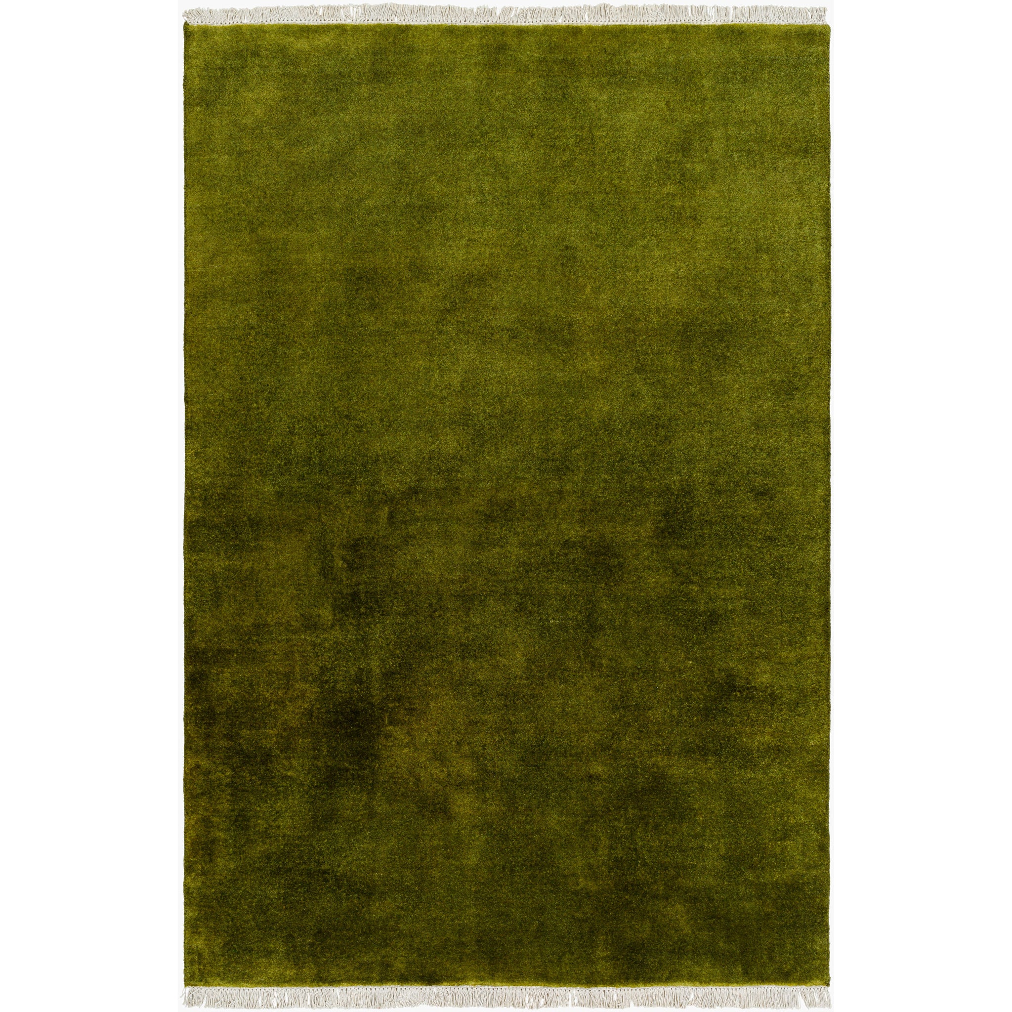 Evergreen Wool Rug in Olive