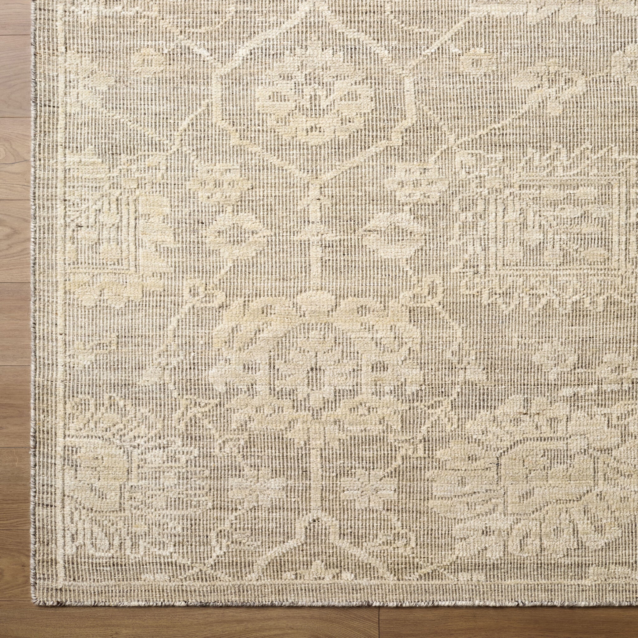 Iowa Wool Rug in Sandstone-3