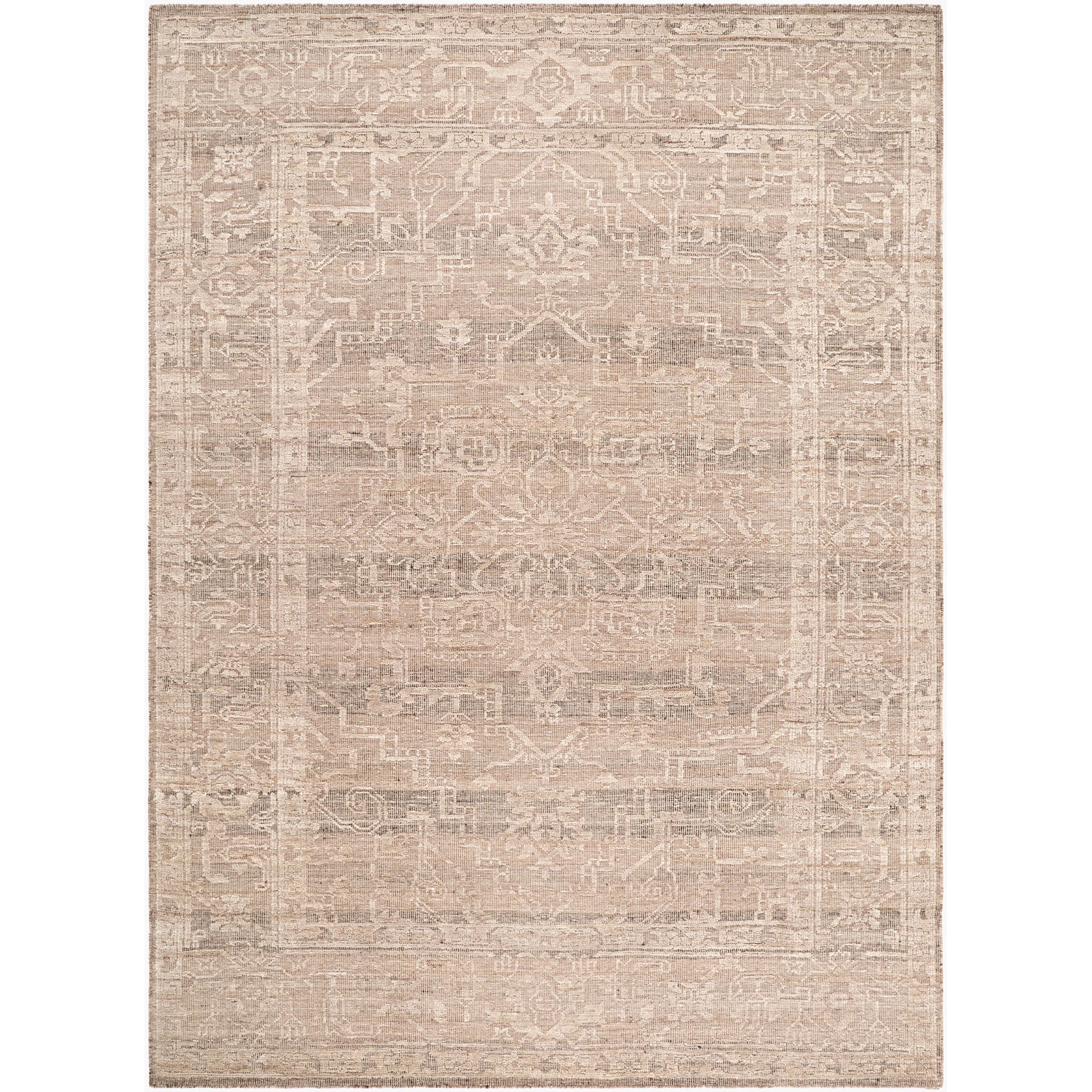 Iowa Wool Rug in Cream-1