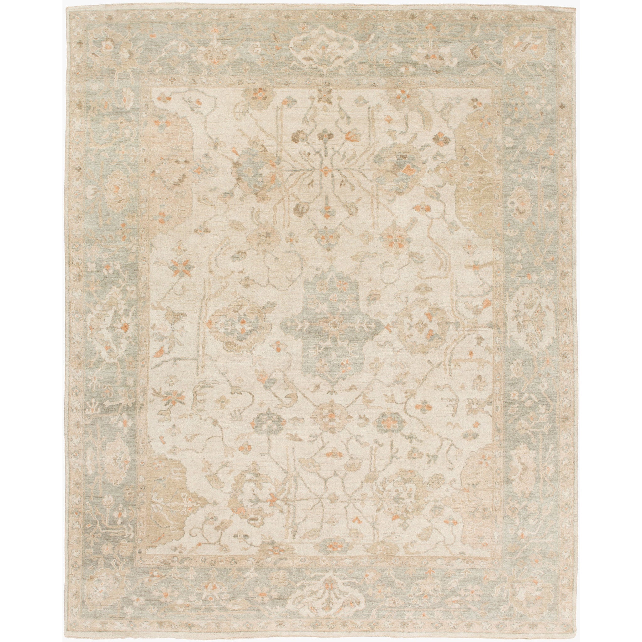 Normandy Wool Rug in Light Gray-3