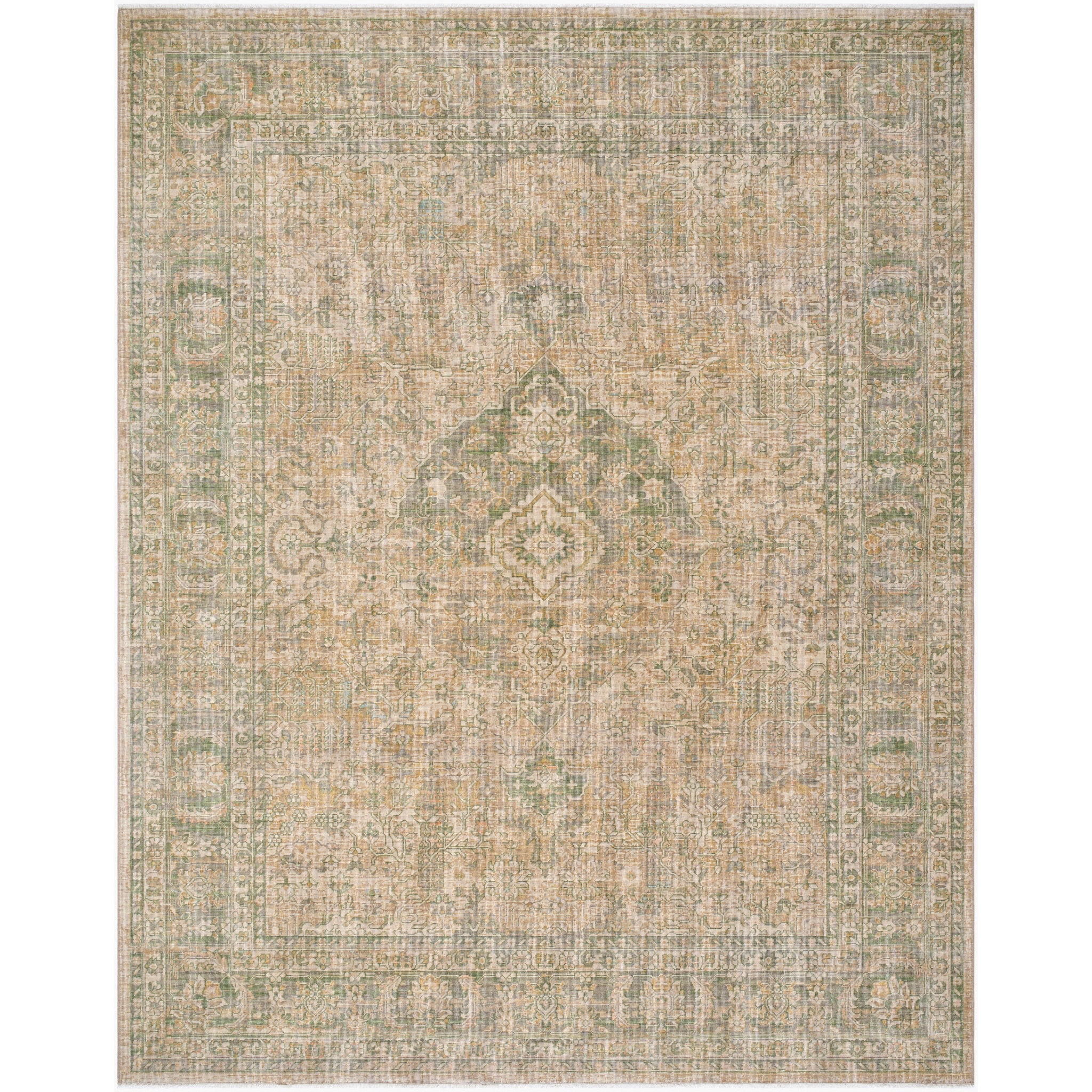Once Upon a Time Wool Rug in Light Beige-1