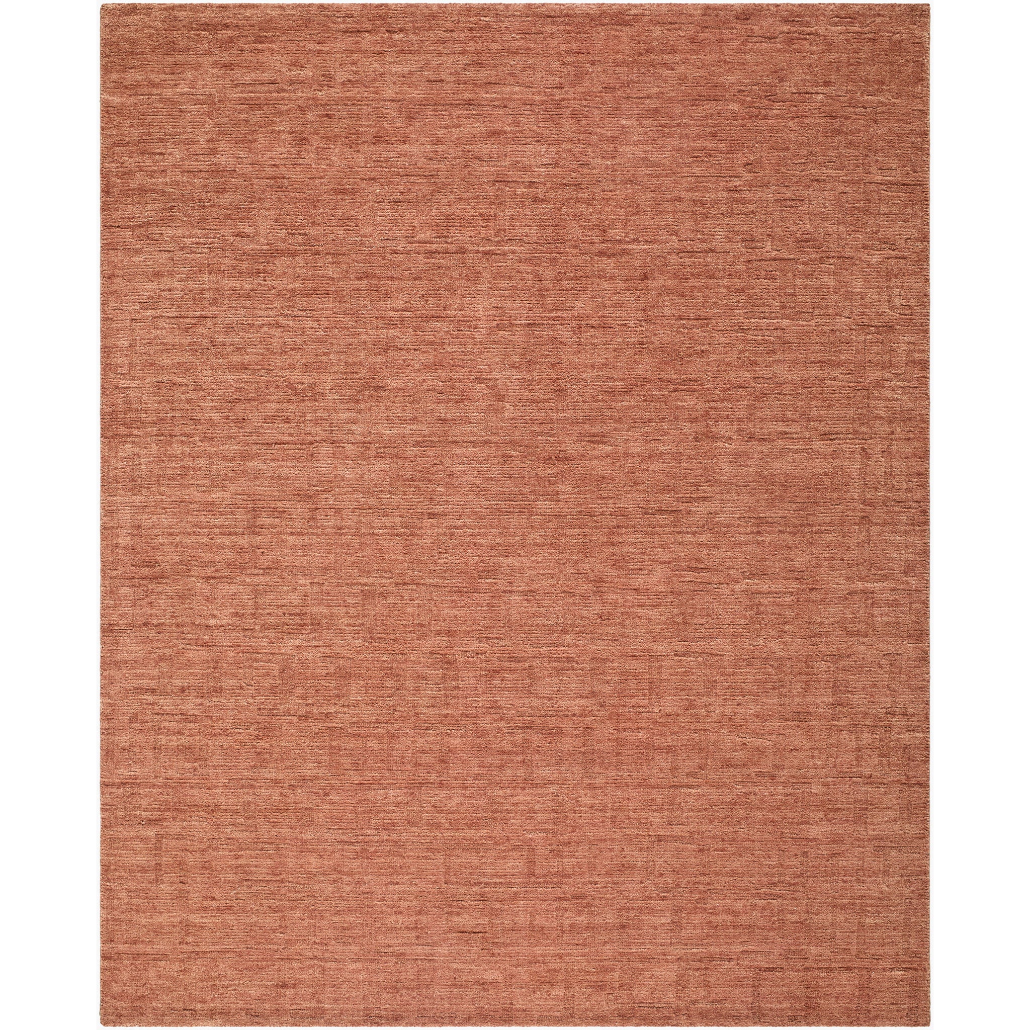 Shimla Wool Rug in Terracotta-1