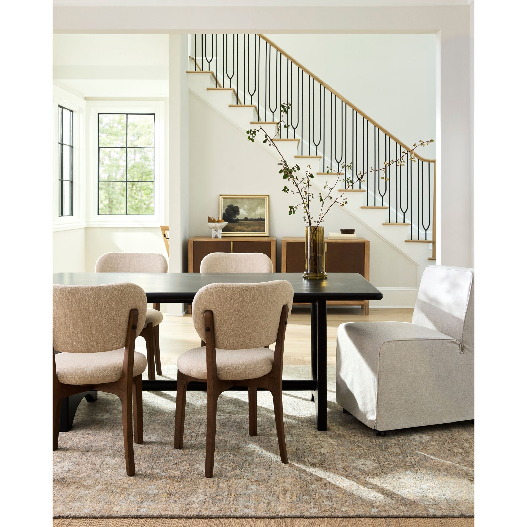 Zeenat Wool Rug in Burnt Sienna-2