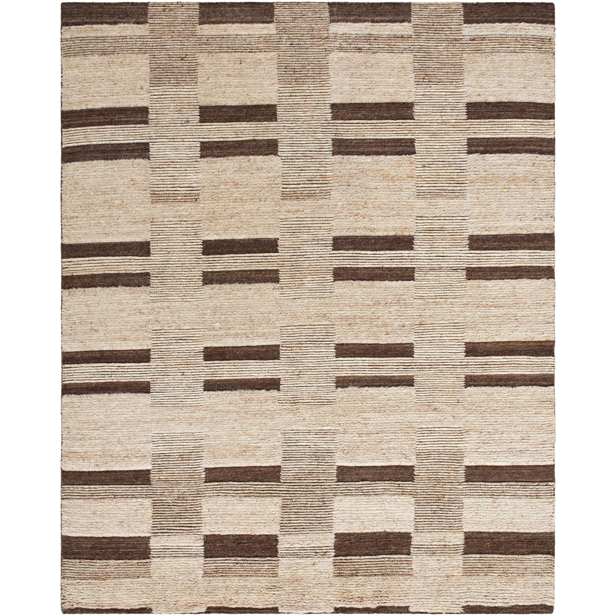 Folklore Wool Rug in Taupe-1