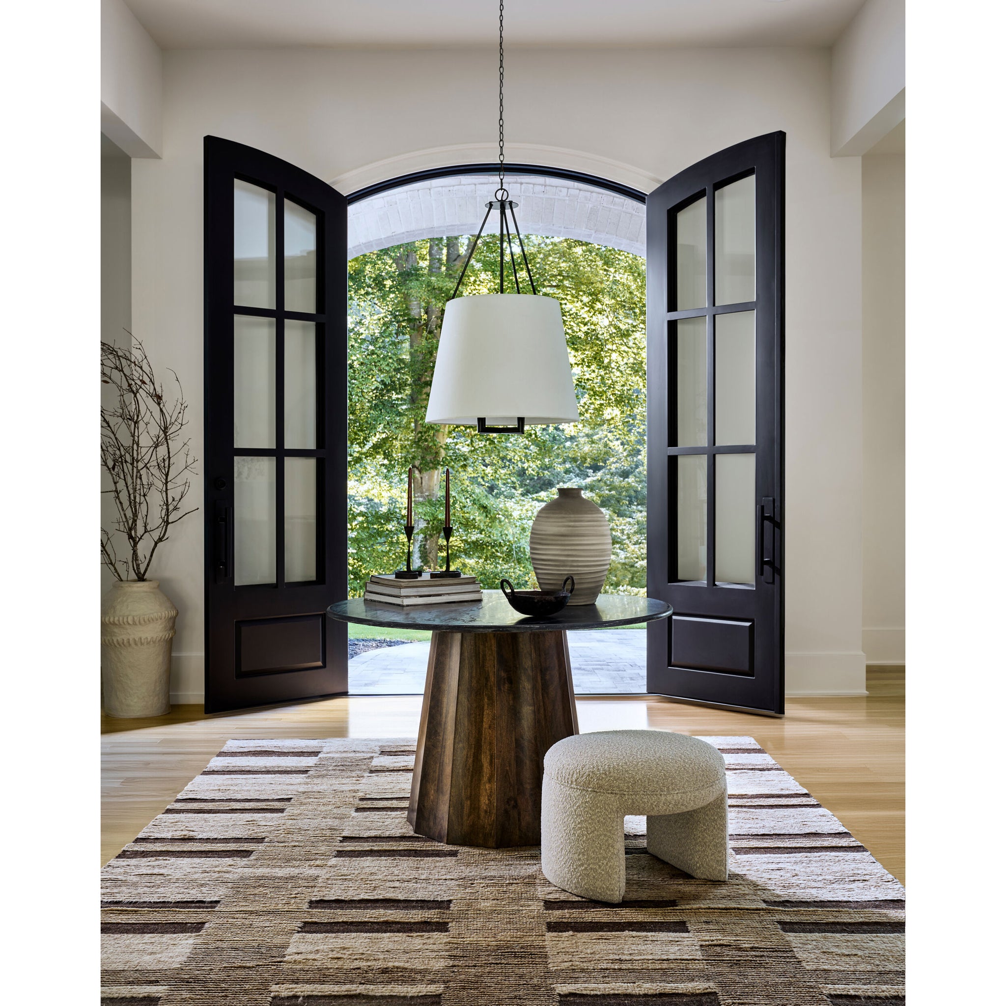 Folklore Wool Rug in Taupe-3