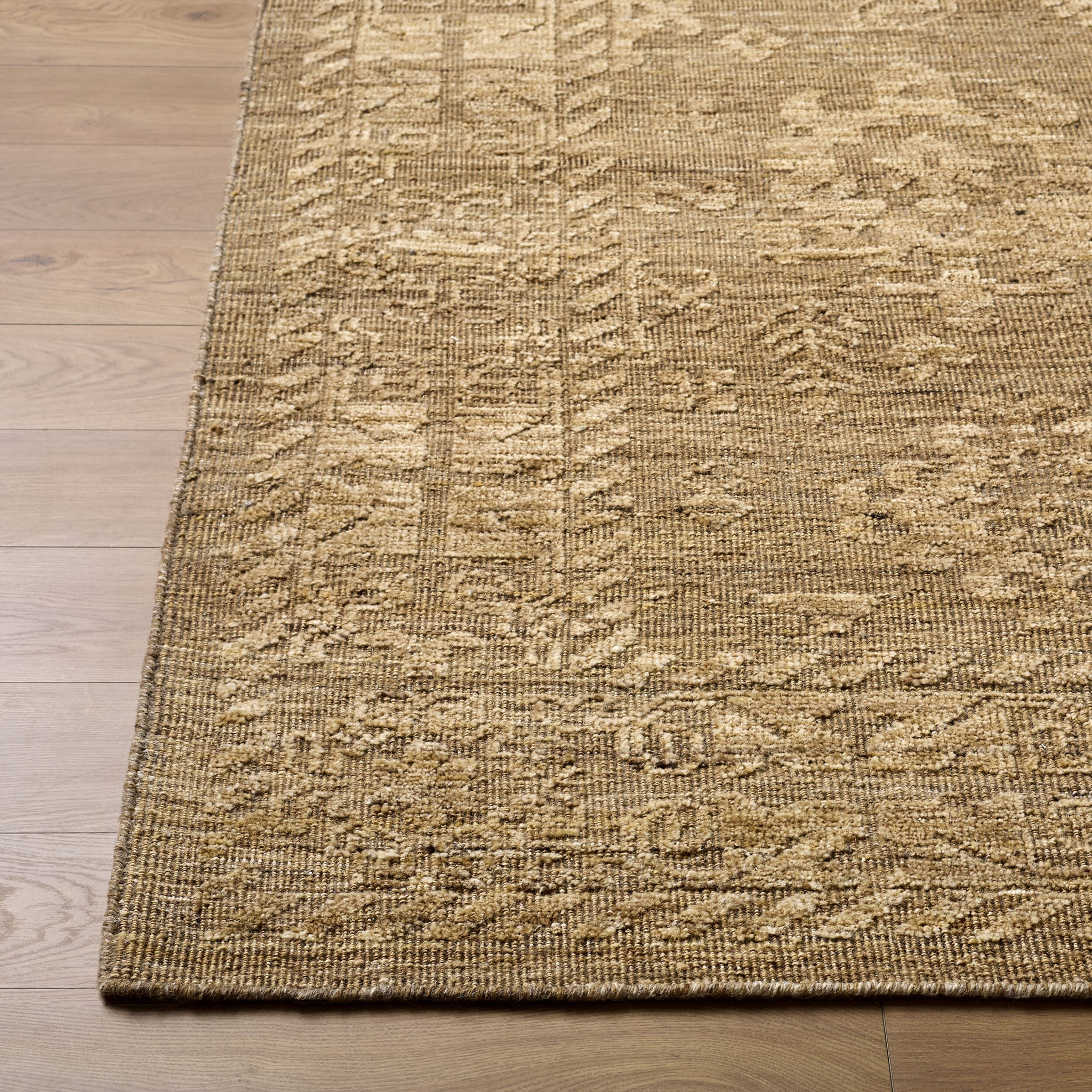 Iowa Wool Rug in Beige-4