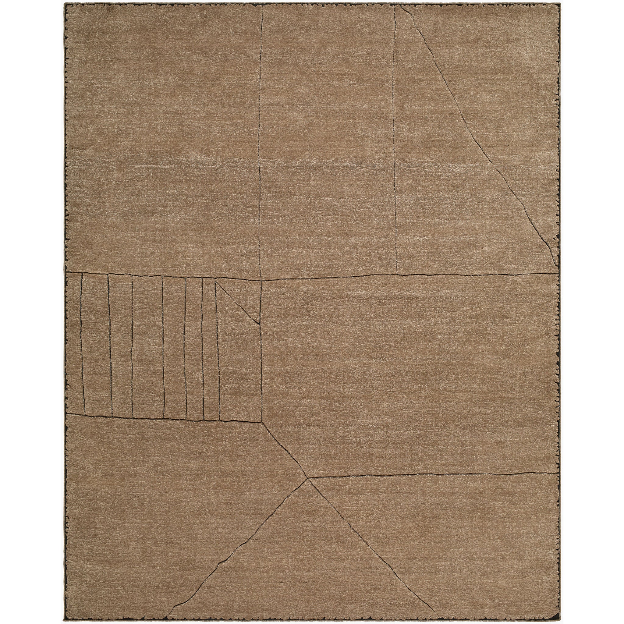 Prive Wool Rug in Charcoal-2