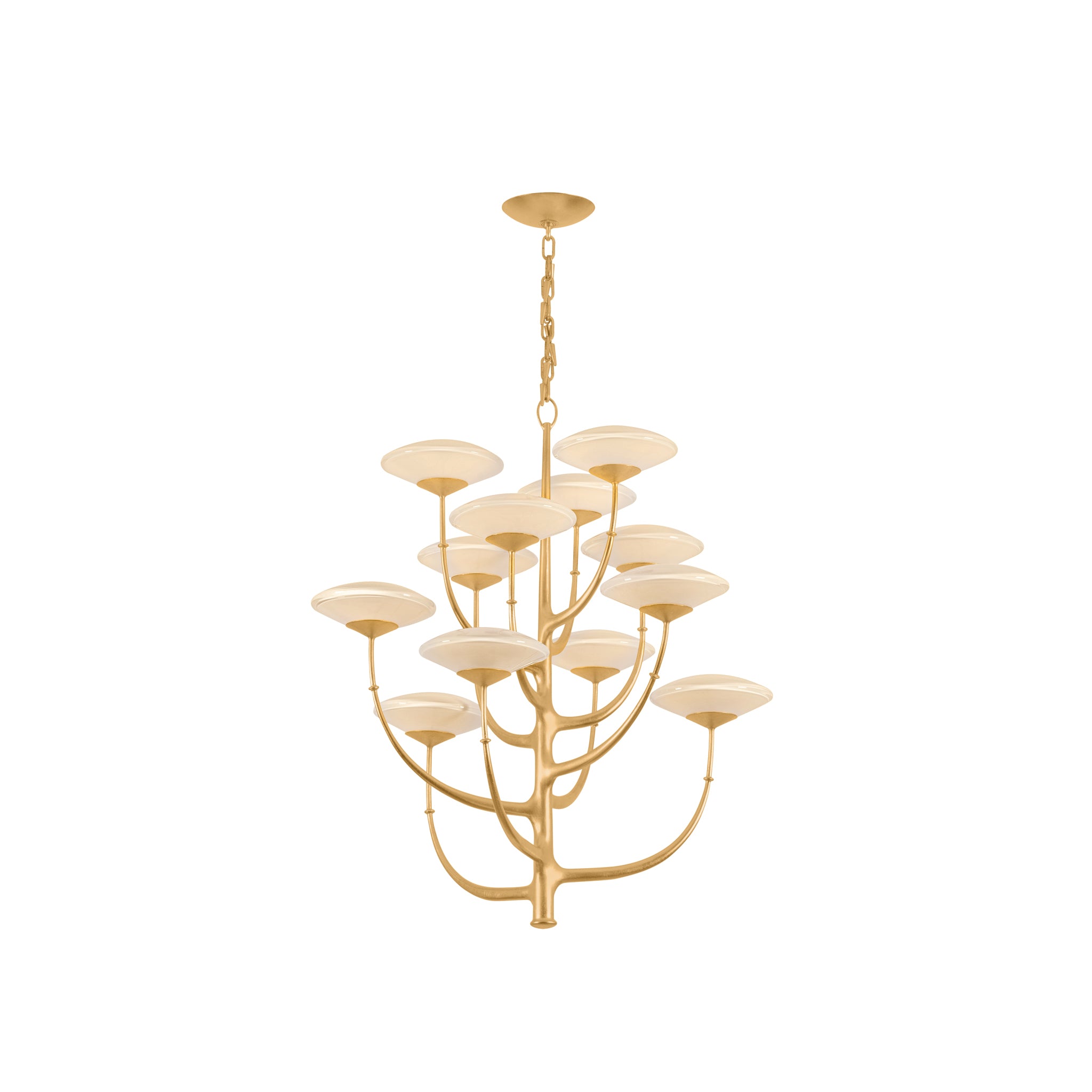 Pluro Chandelier by Noz Nozawa for Corbett-1