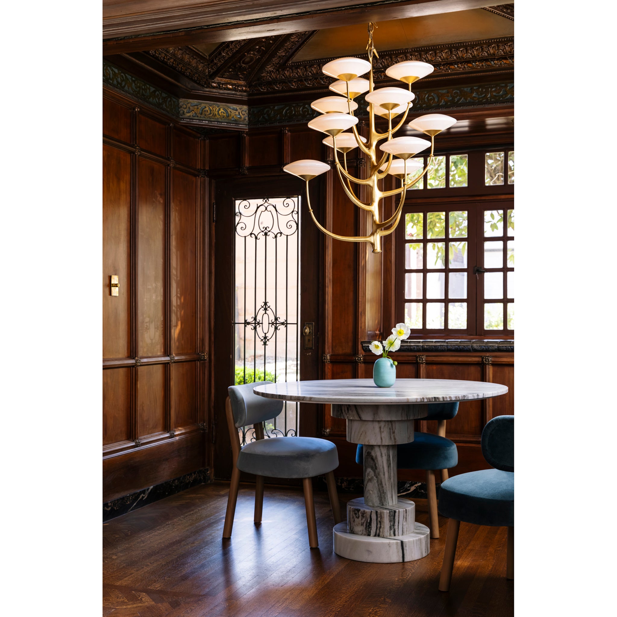 Pluro Chandelier by Noz Nozawa for Corbett-2
