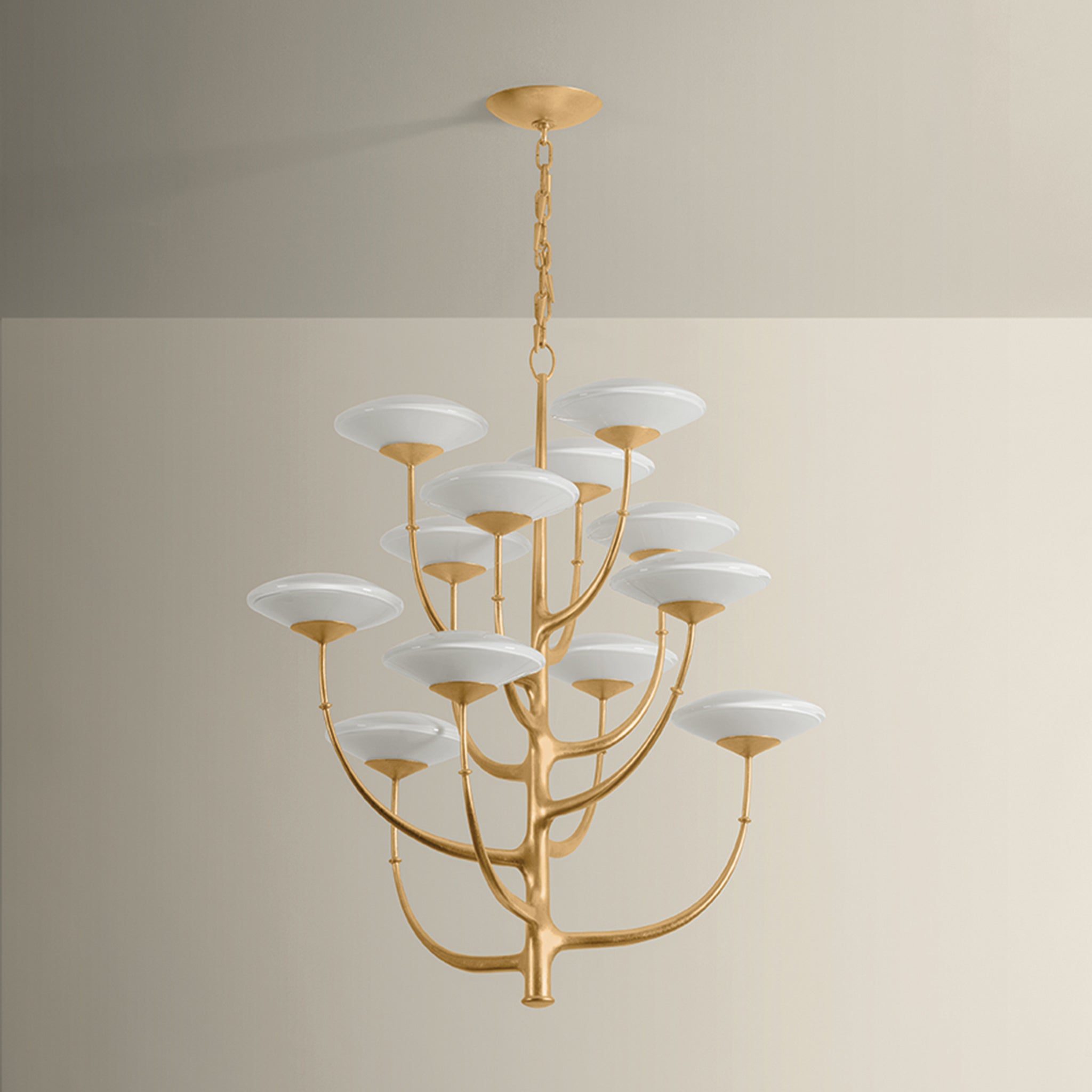 Pluro Chandelier by Noz Nozawa for Corbett-3