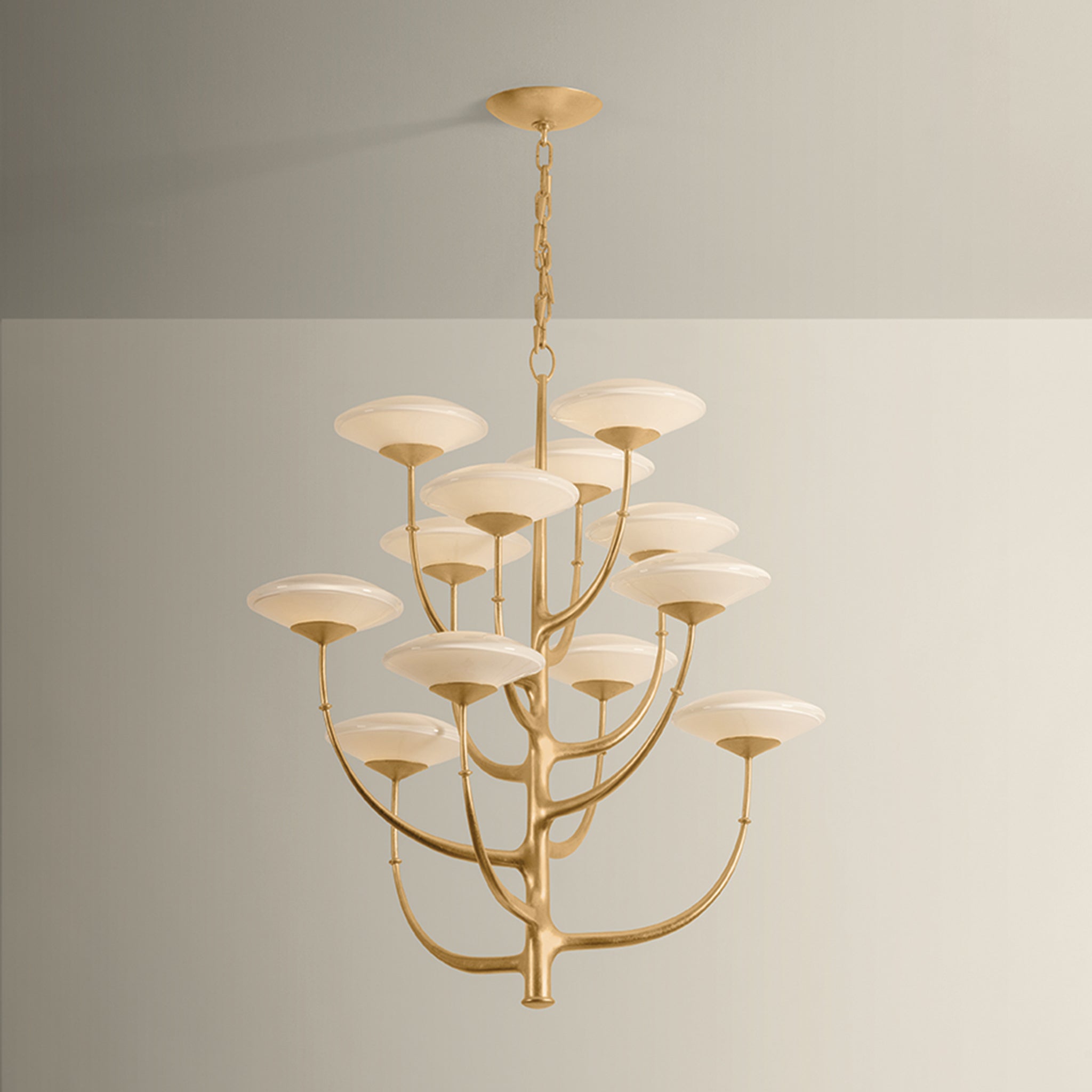 Pluro Chandelier by Noz Nozawa for Corbett-4