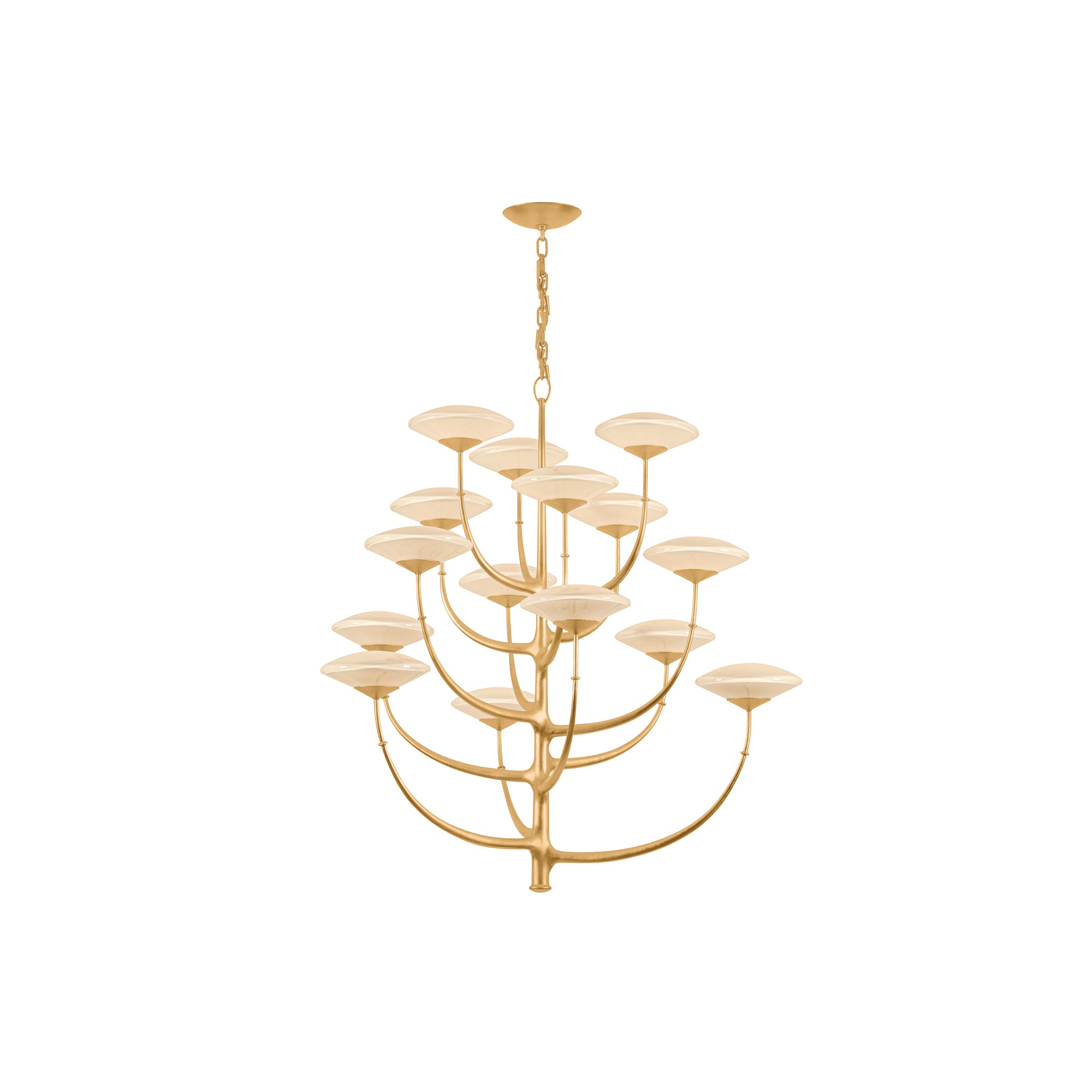 Pluro Chandelier by Noz Nozawa for Corbett-6