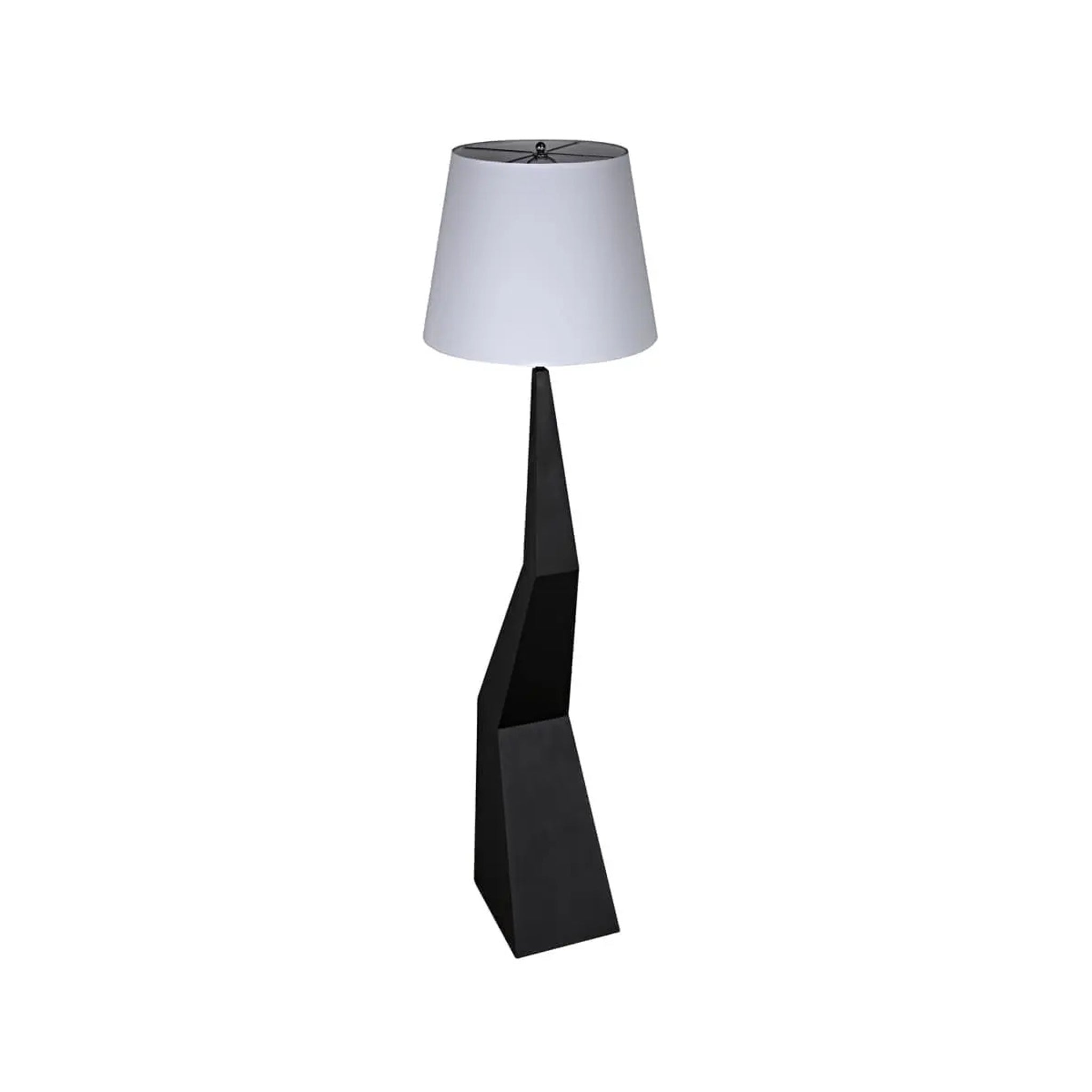 Rhombus Floor Lamp with Shade-4